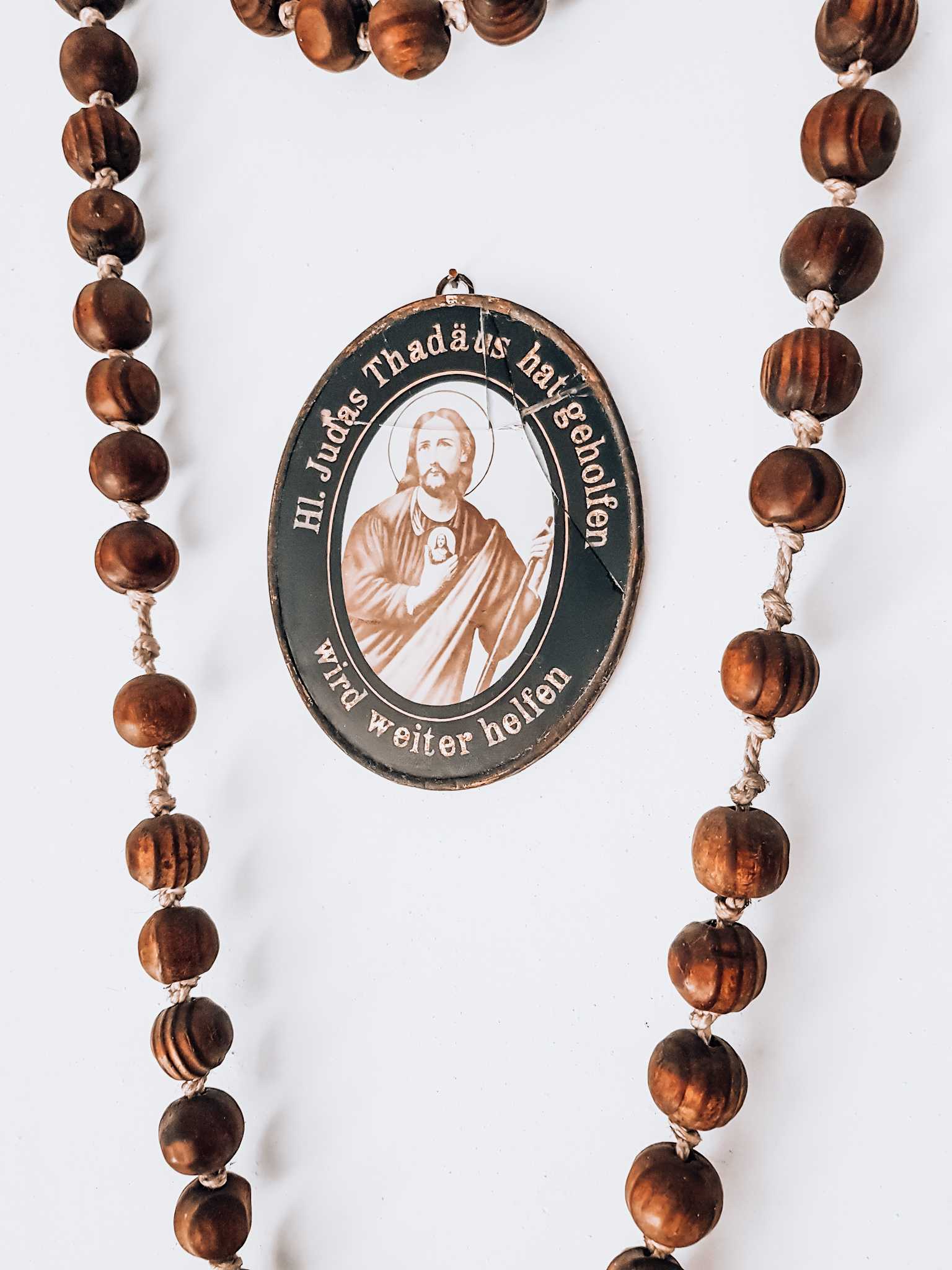 Holzkette mit Dank in Maria Plain