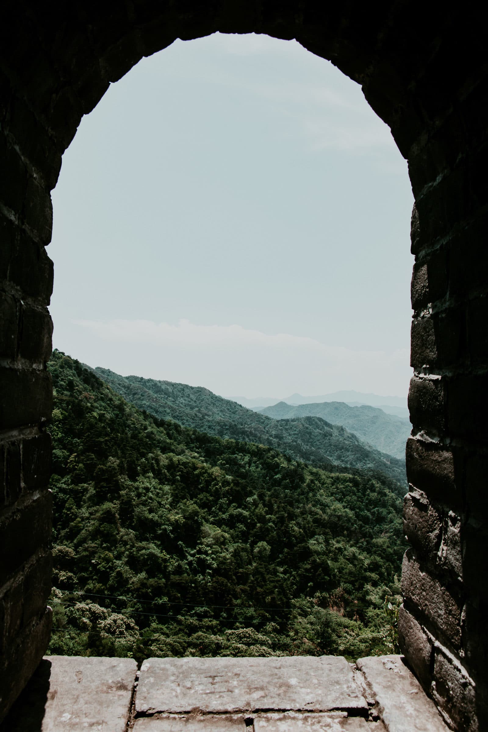 Wachturm Fenster Chinesische Mauer