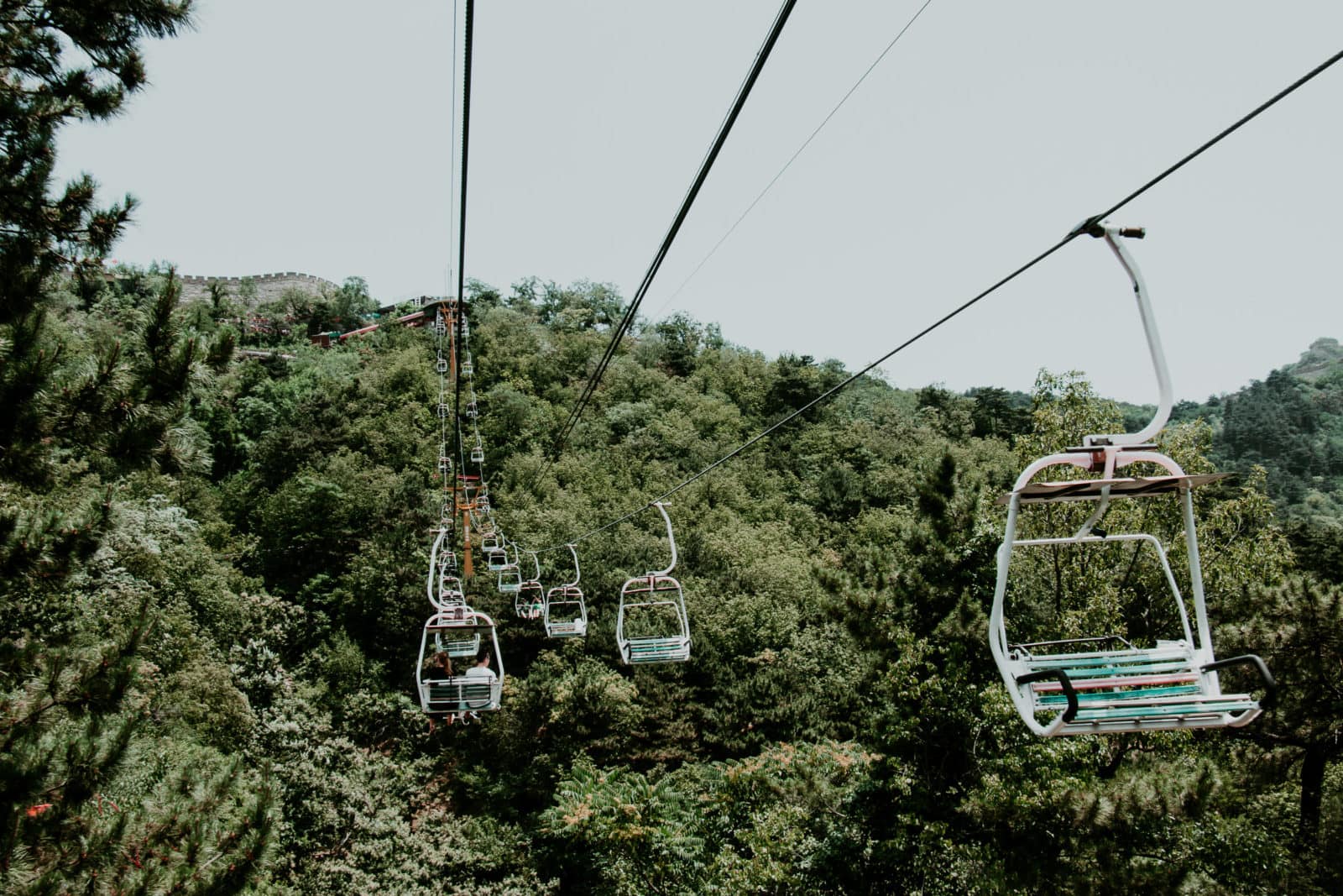 Seilbahn an der Chinesischen Mauer