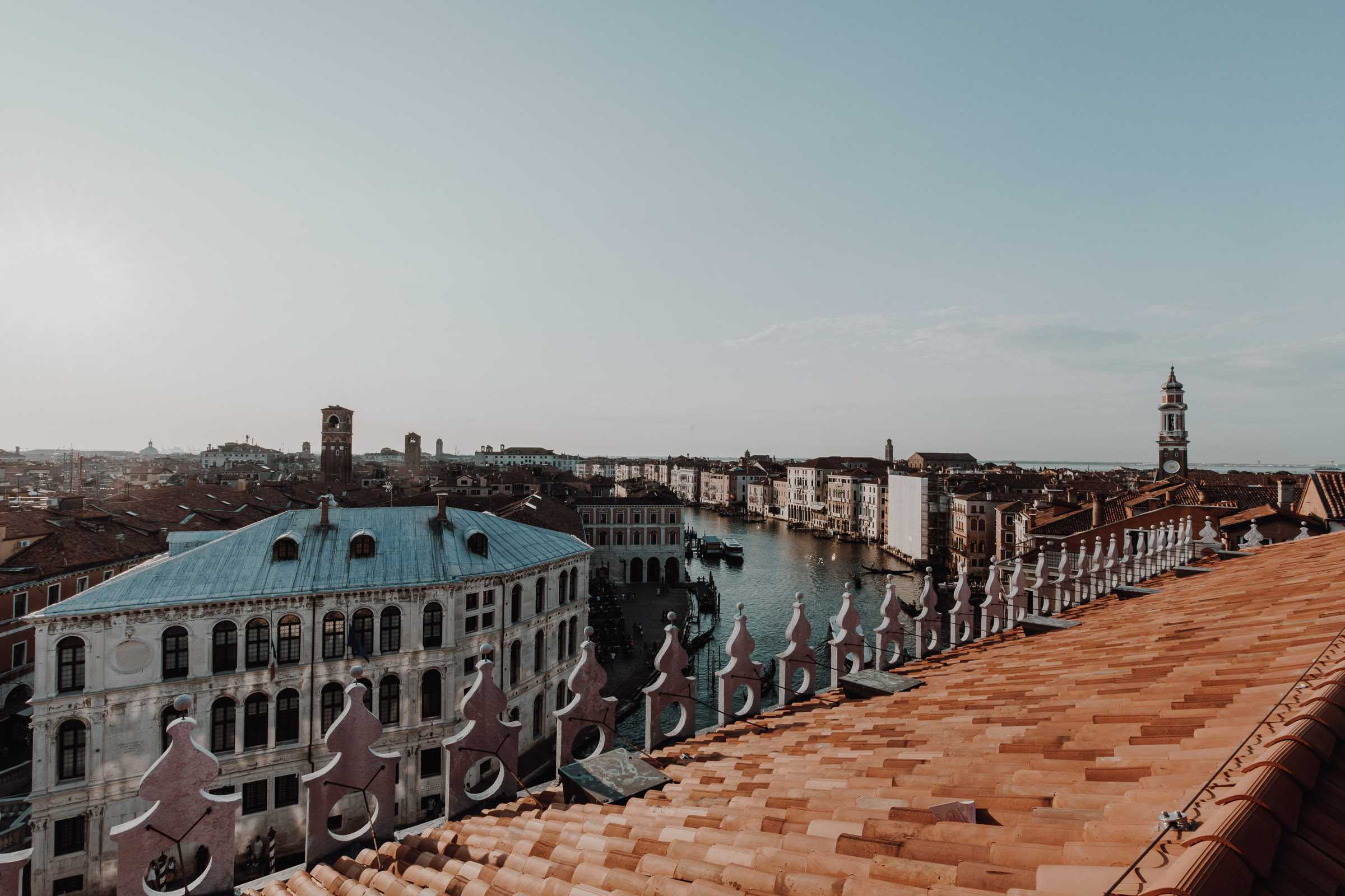 Blick Canal Grande Dachterrasse
