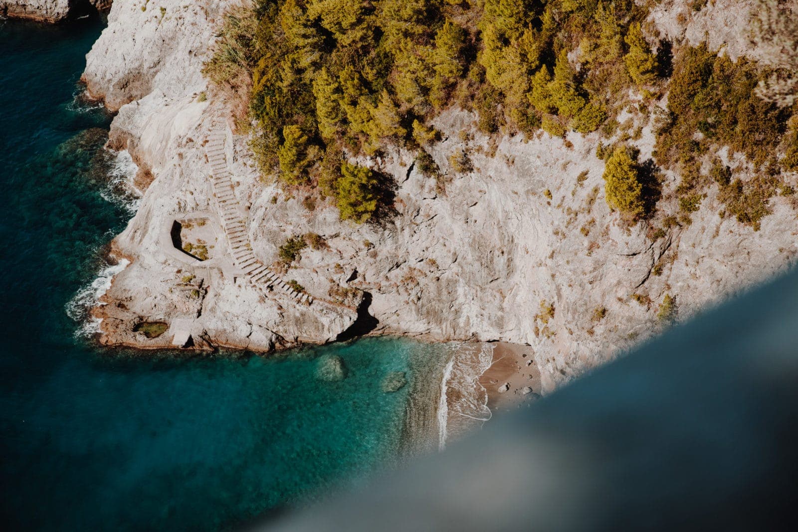 Amalfitana Bucht mit Strand