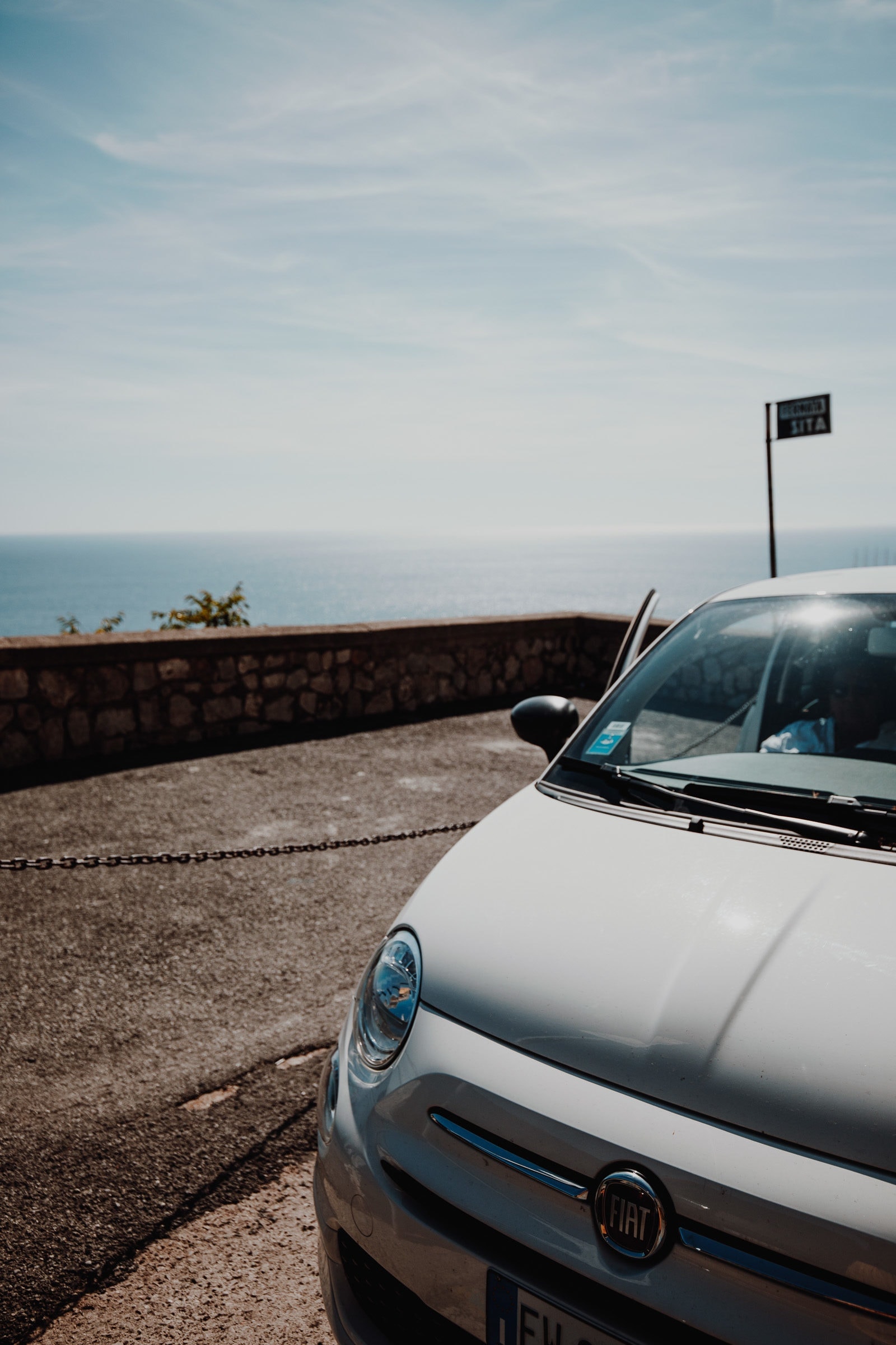 Amalfiküste mit Fiat Cinquecento