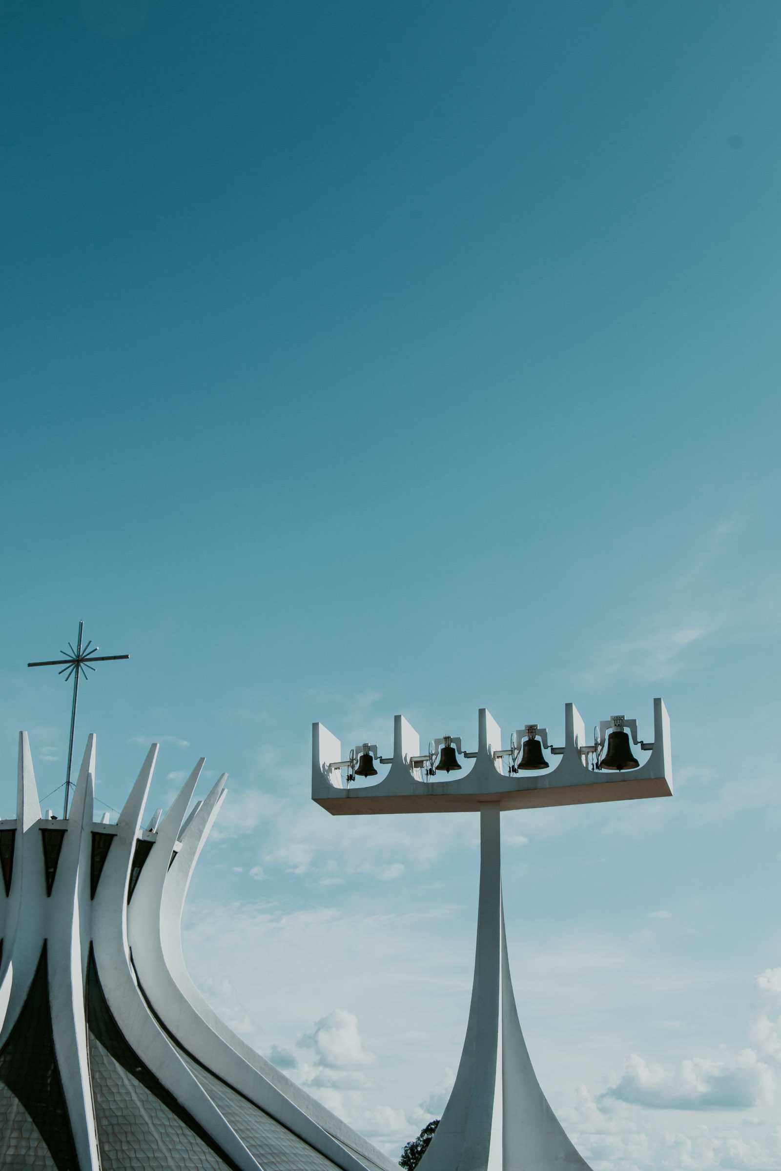 Brasilia Cathedral with bell tower