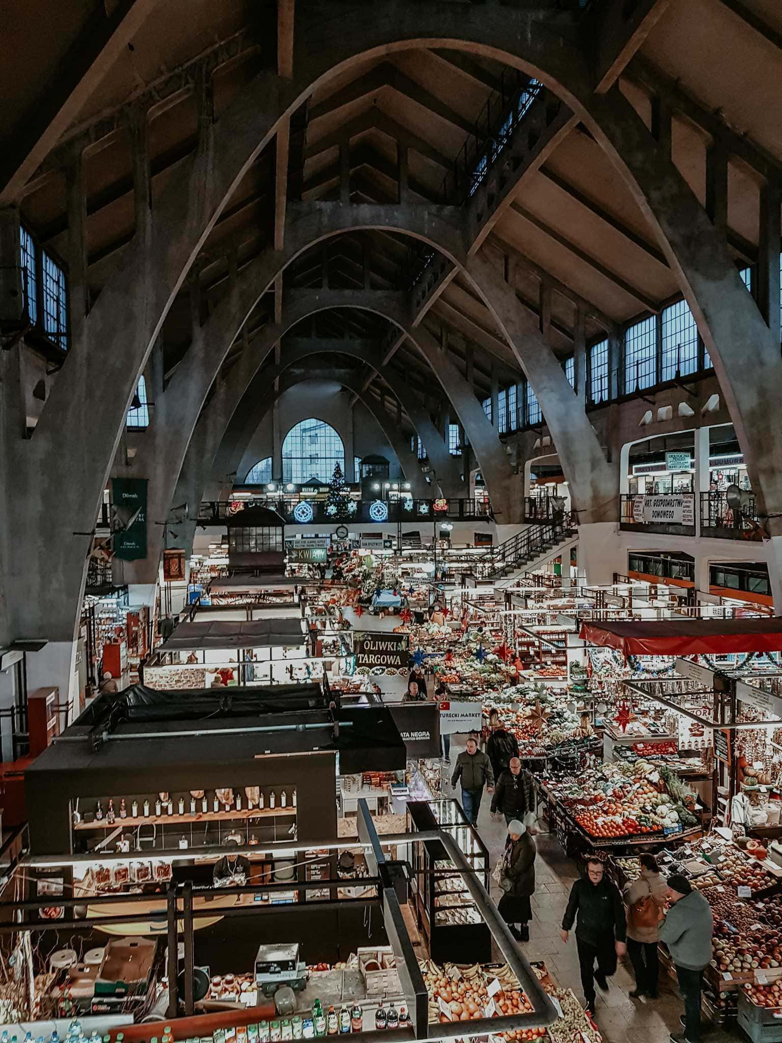 Breslau Sehenswürdigkeiten Markt in Breslau von innen