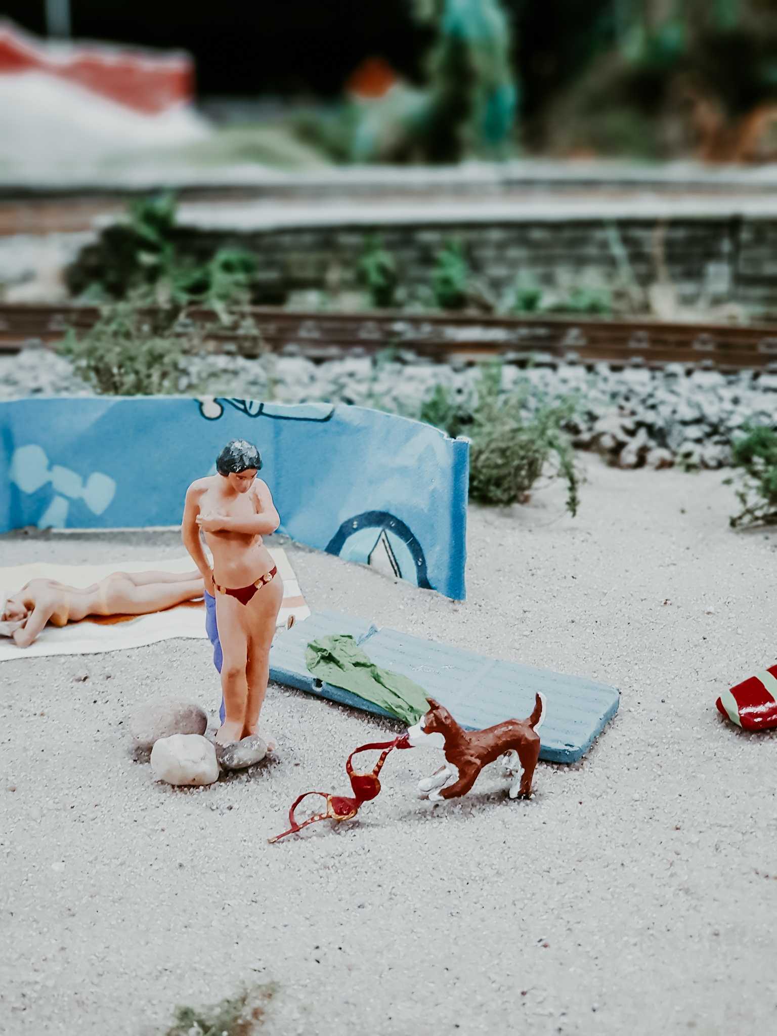 Breslau Sehenswürdigkeiten Miniaturland in Breslau mit Figuren