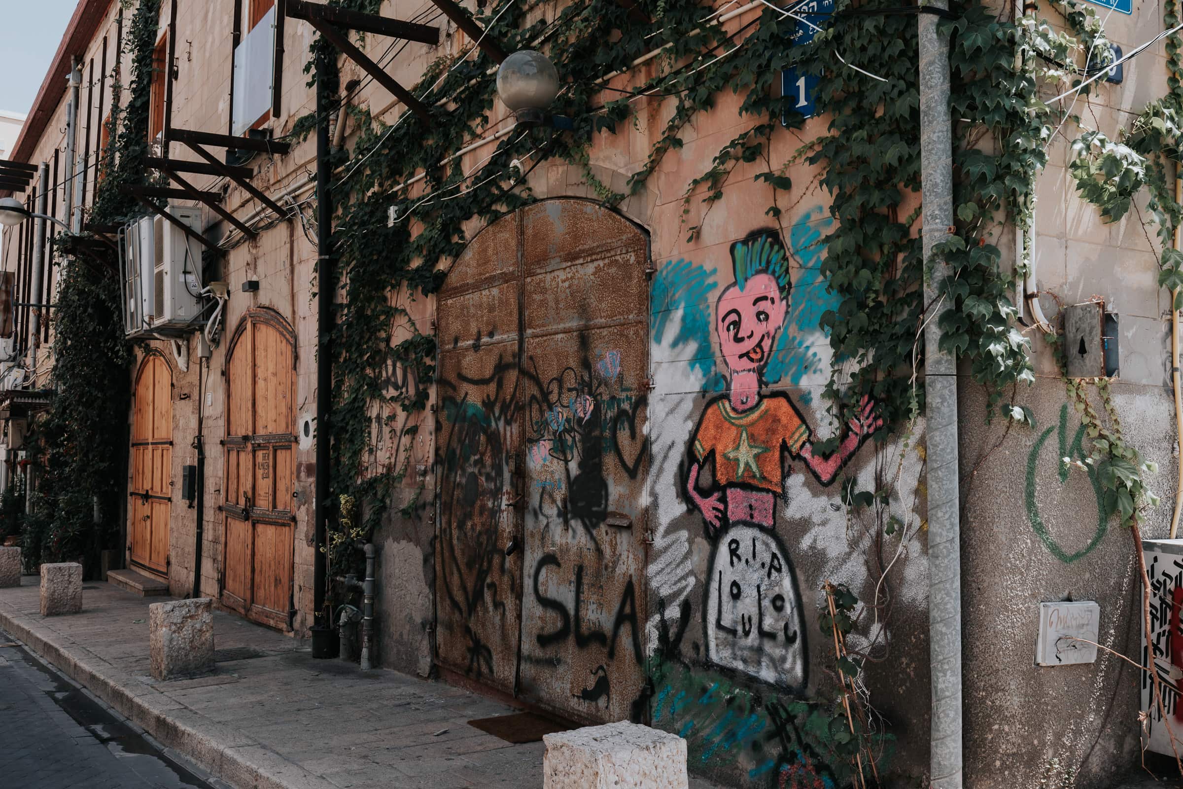 Tel Aviv Sehenswürdigkeiten Jaffa Graffitti Street Art Mural