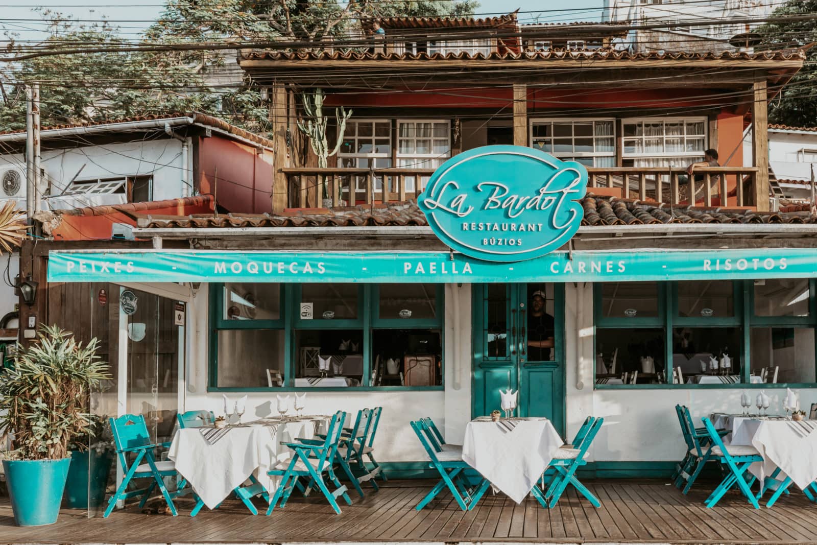 Restaurant La Bardot in Buzios Brasilien