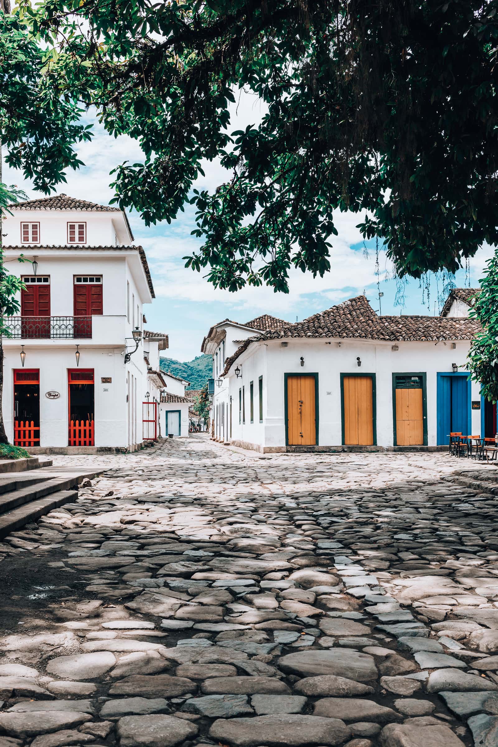 Praça da Matriz Marktplatz in Paraty Brasilien