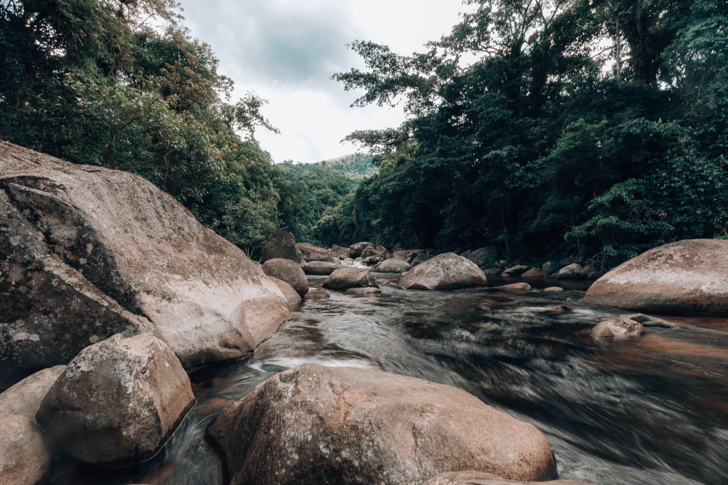 Rauschender Gebirgsbach