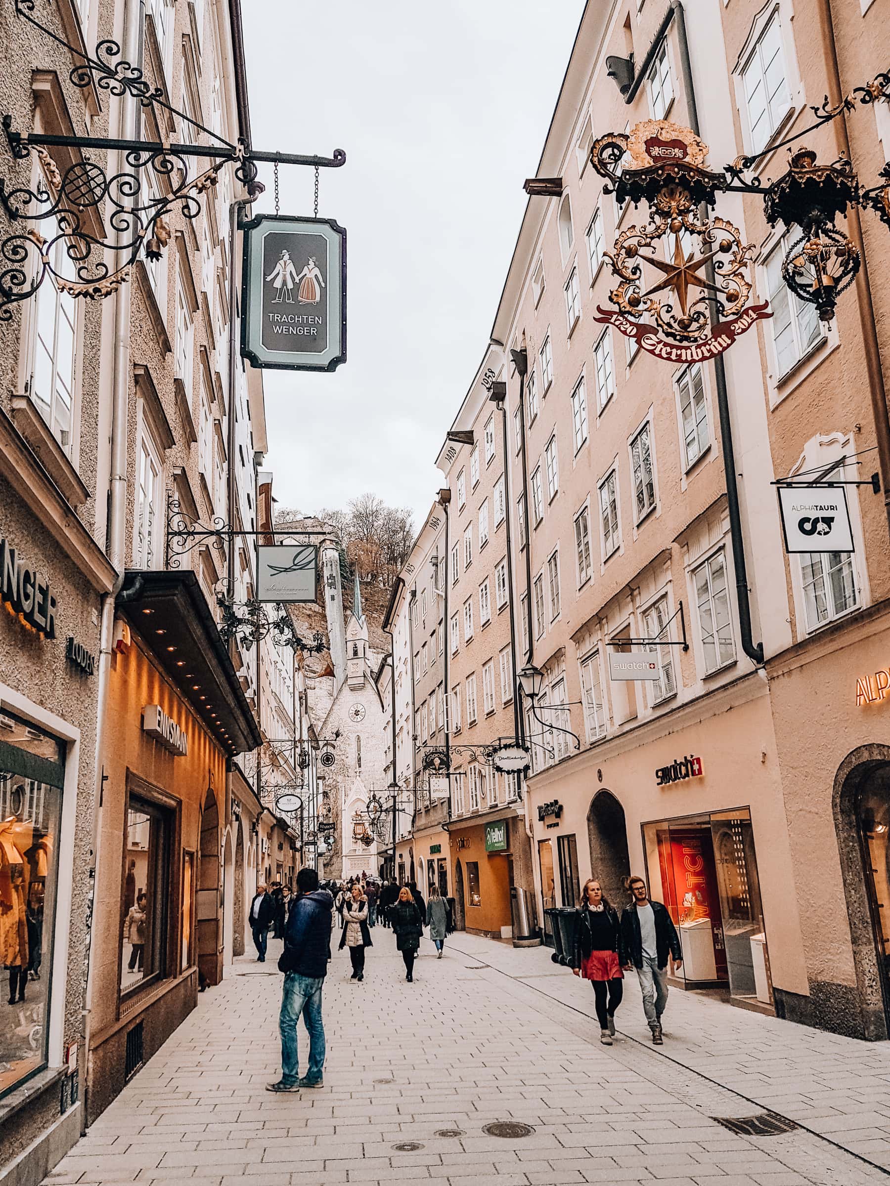 Salzburg Sehenswürdigkeiten Getreidegasse Altstadt