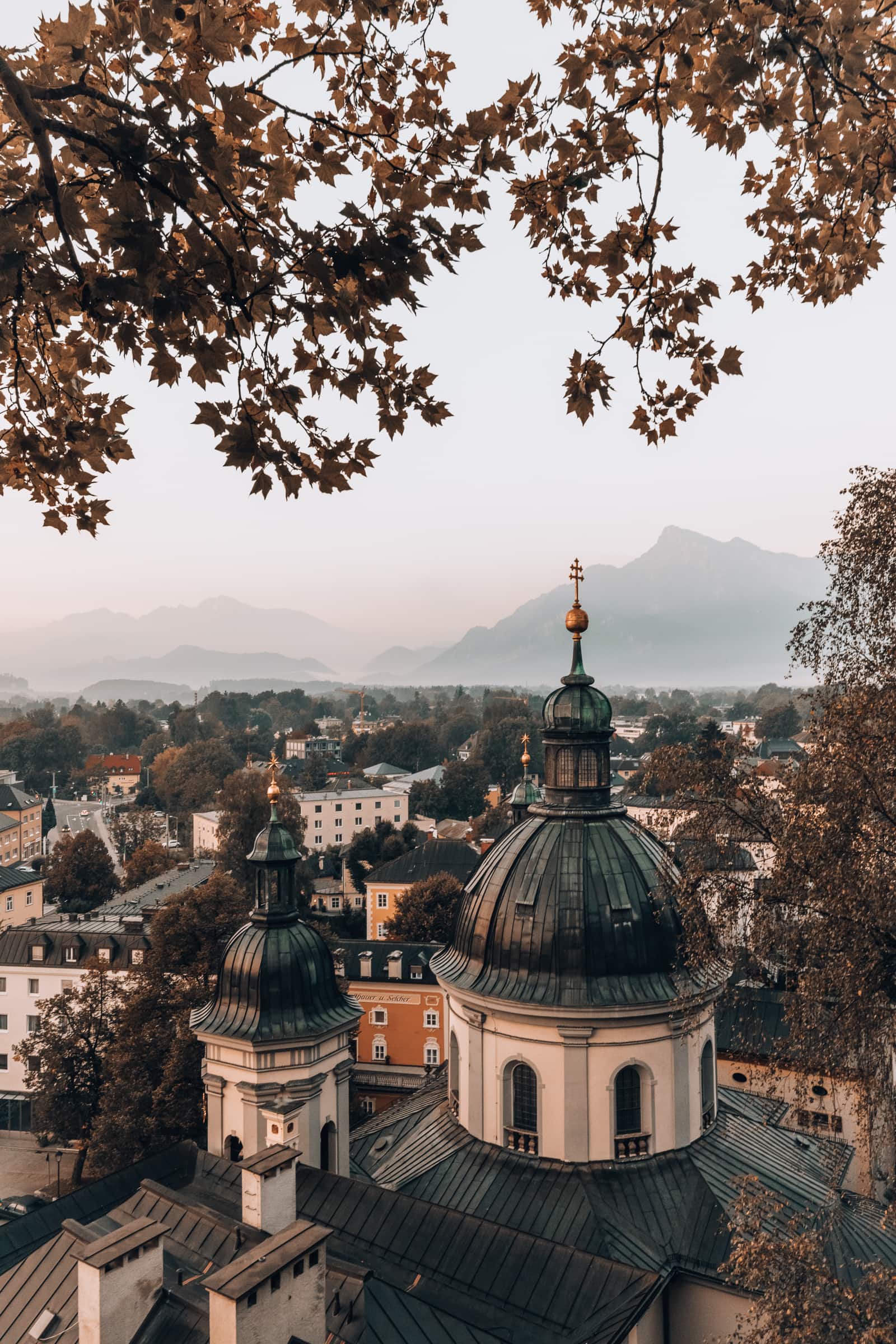 Salzburg Sehenswürdigkeiten Sonnenaufgang Stift Nonnberg