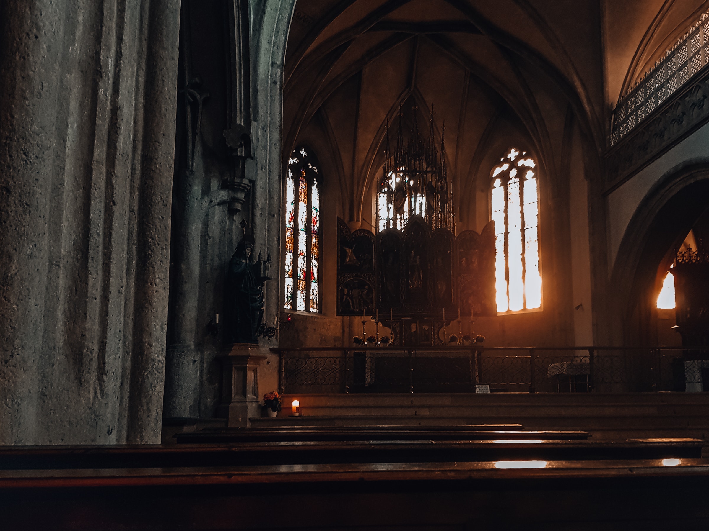 Salzburg Sehenswürdigkeiten Benediktinerstift Nonnberg mit gregorianischen Chorälen