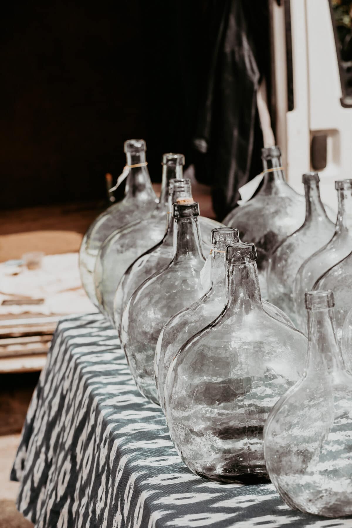 Glasvasen Flohmarkt Mallorca