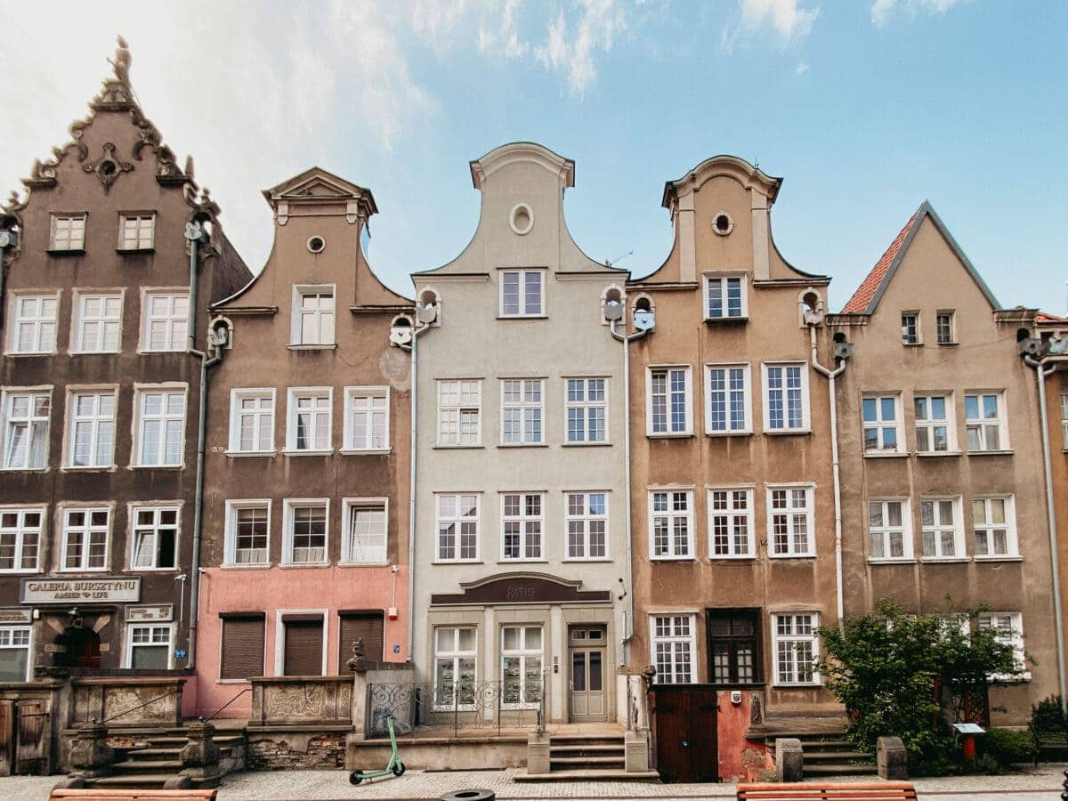 Häuser in der Altstadt von Danzig