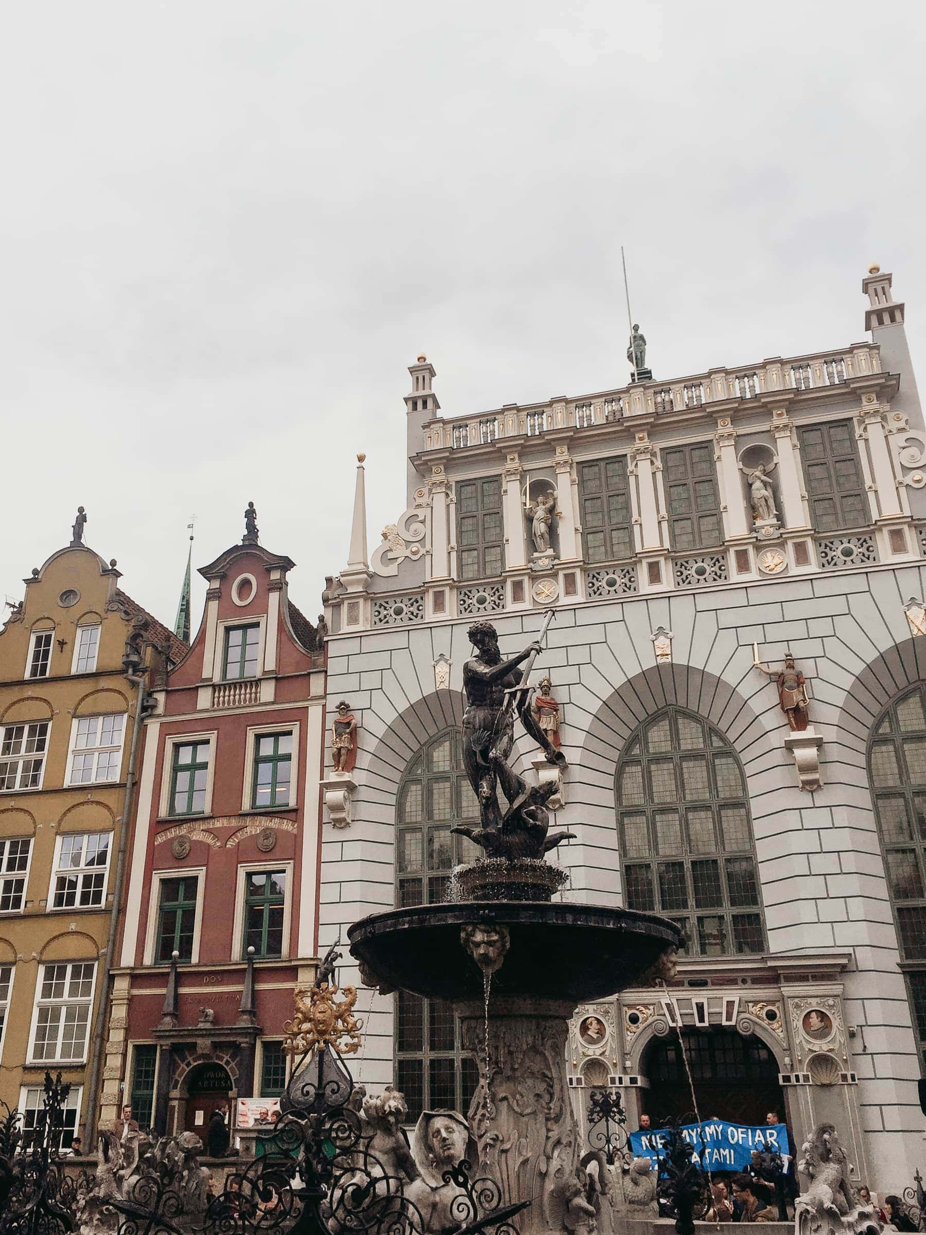 Neptune Fountain Gdansk