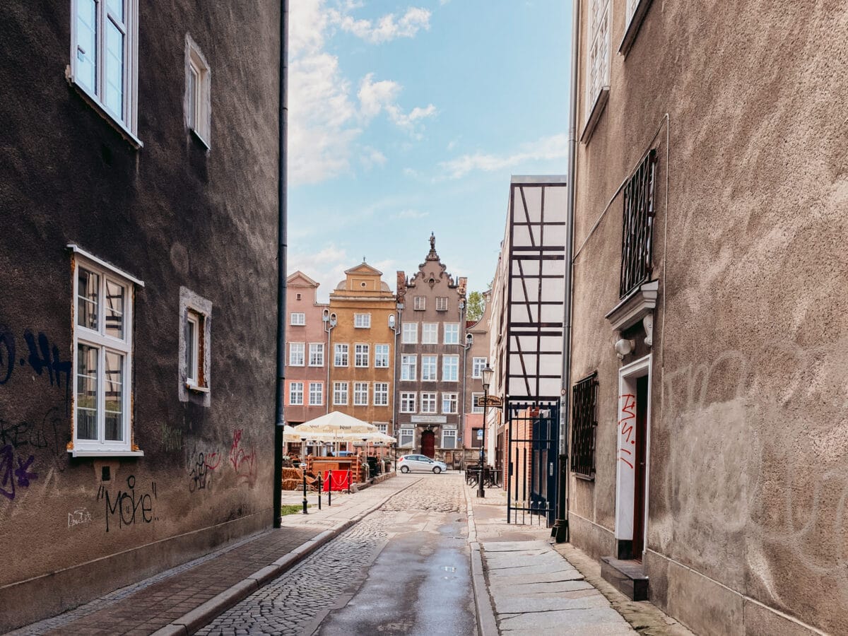 Gasse in der Danziger Altstadt