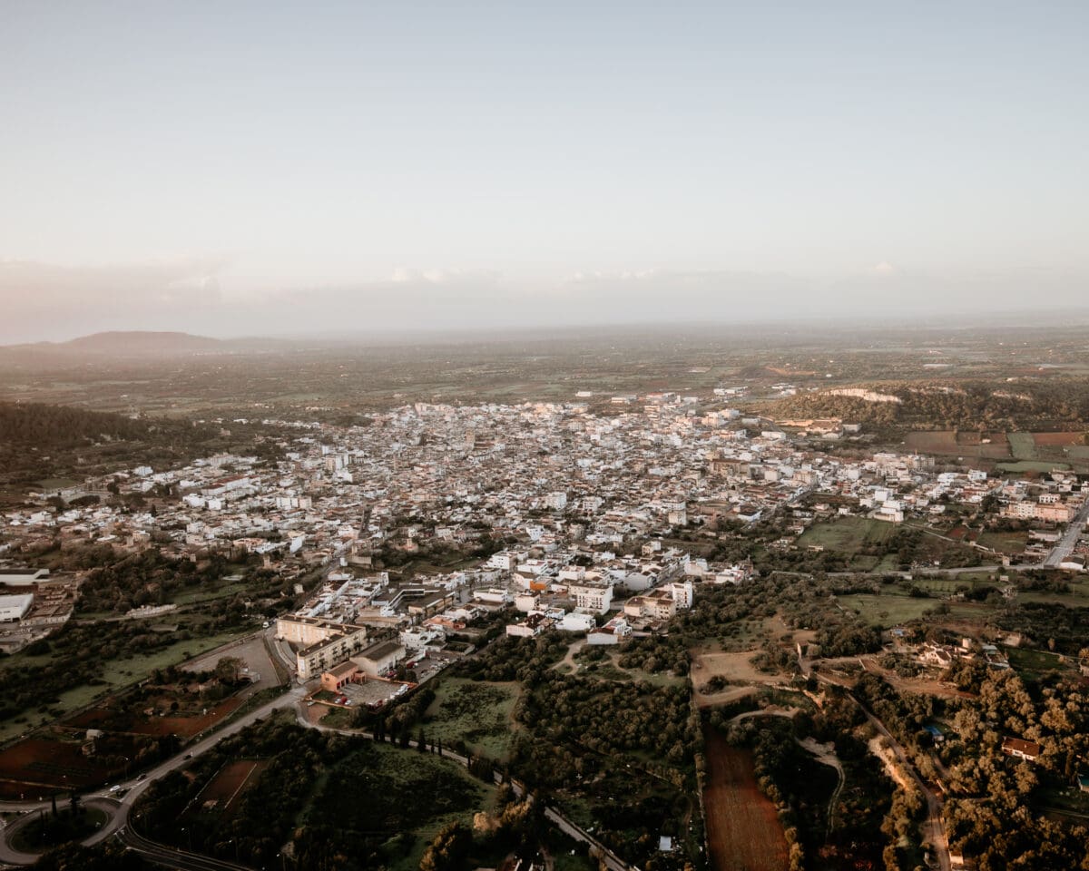 Luftaufnahme Felanitx auf Mallorca