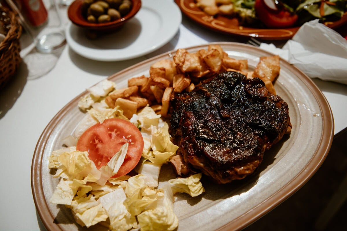 Lammschulter Restaurant Es Verger Alaró Mallorca