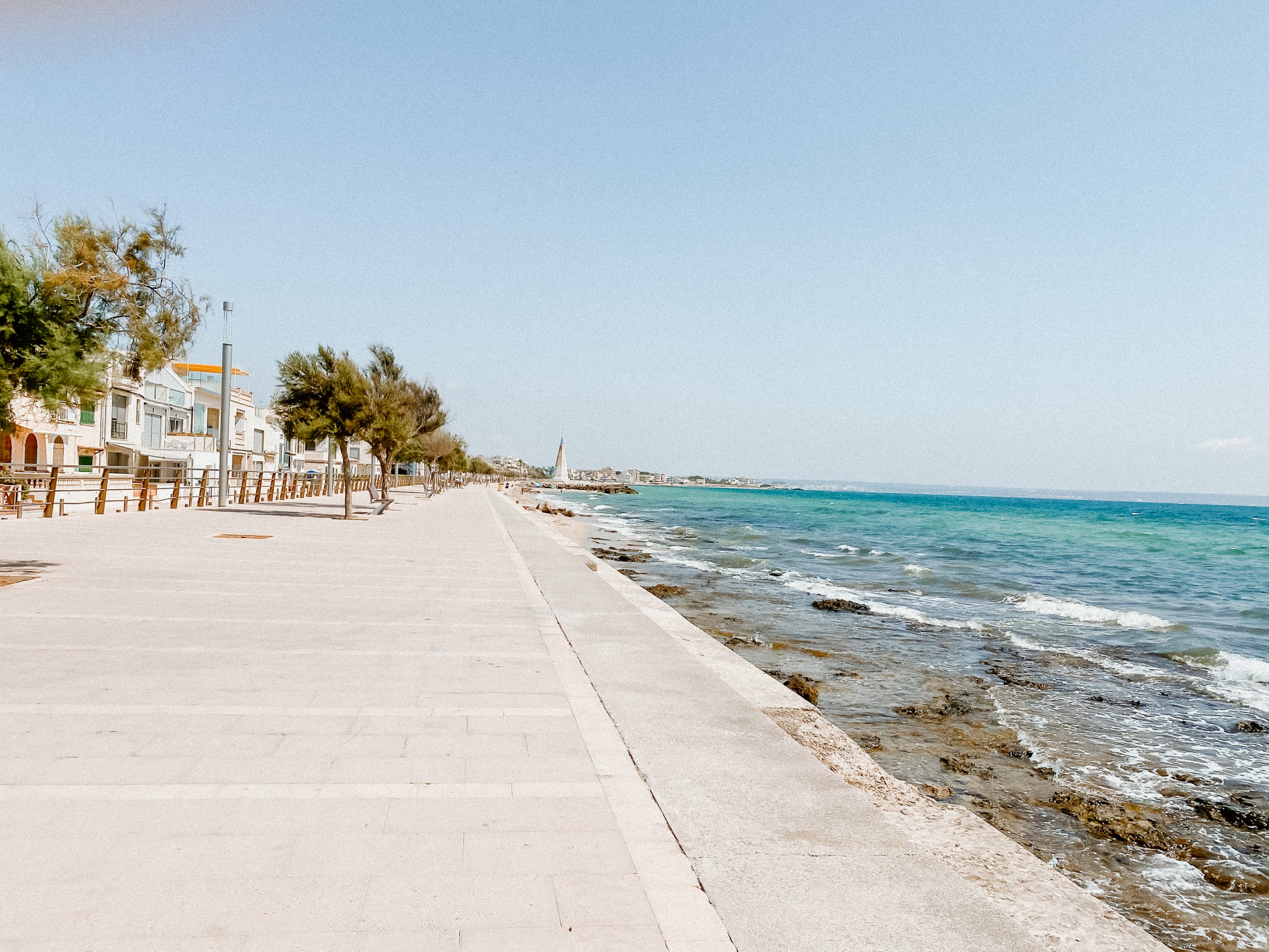 Playa de El Molinar in Palma, Mallorca