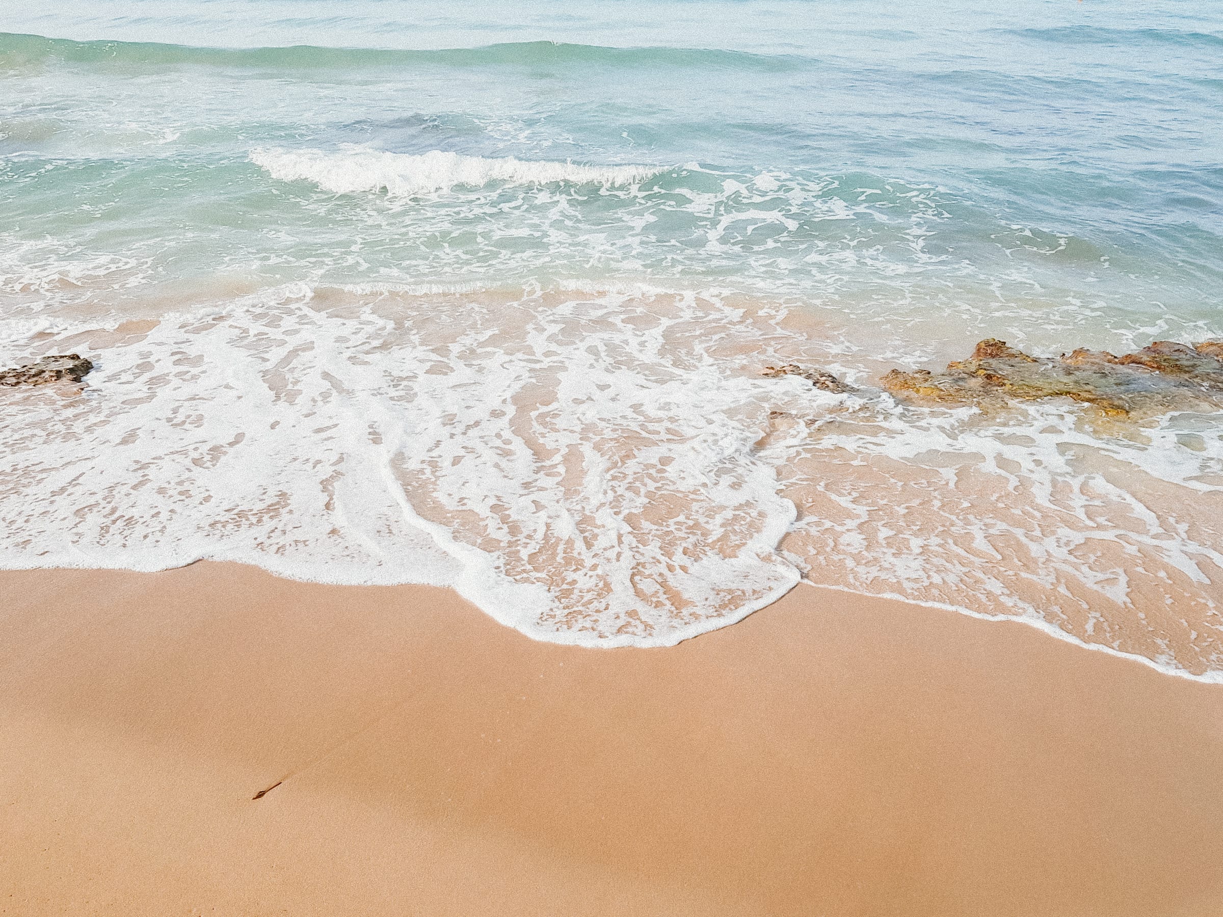 Strand in Molinar, Stadtteil von Palma, Mallorca