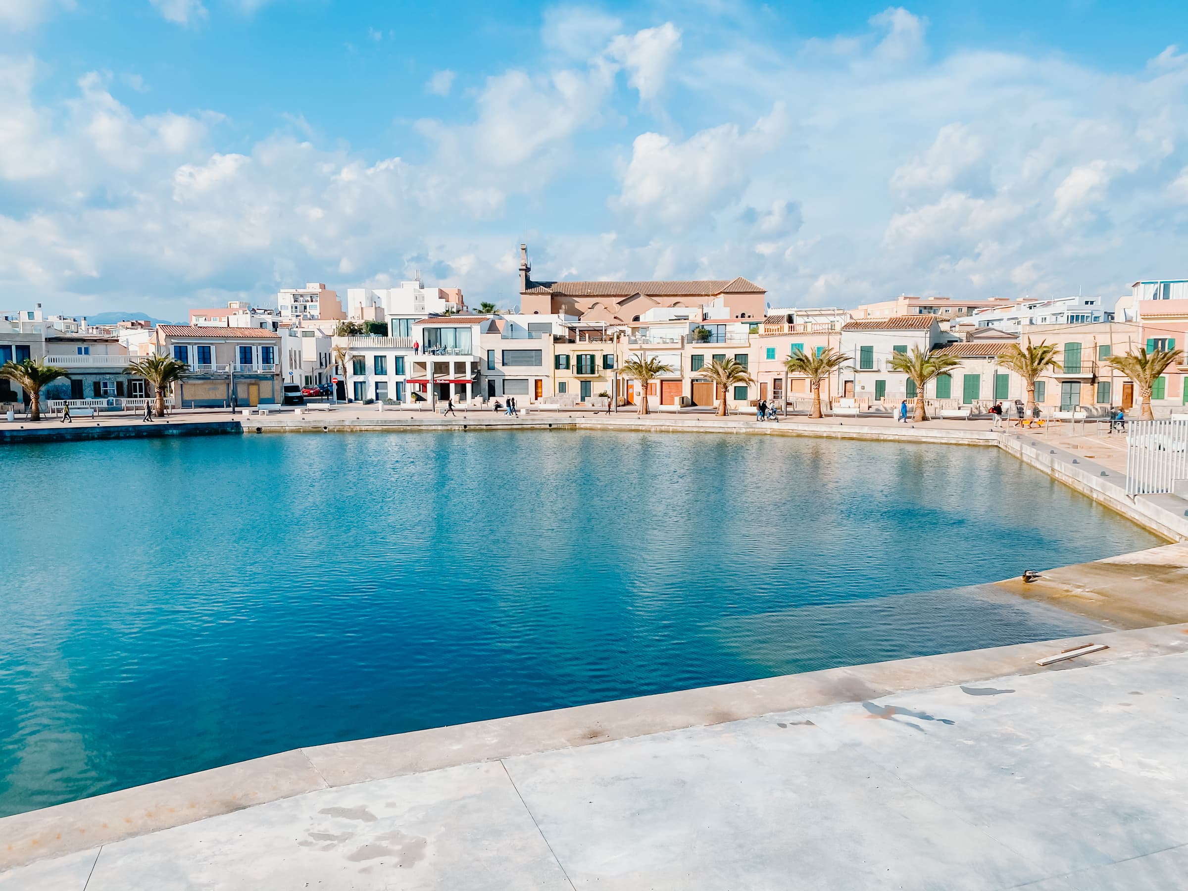 Hafen Port Petit in Molinar, Palma, Mallorca