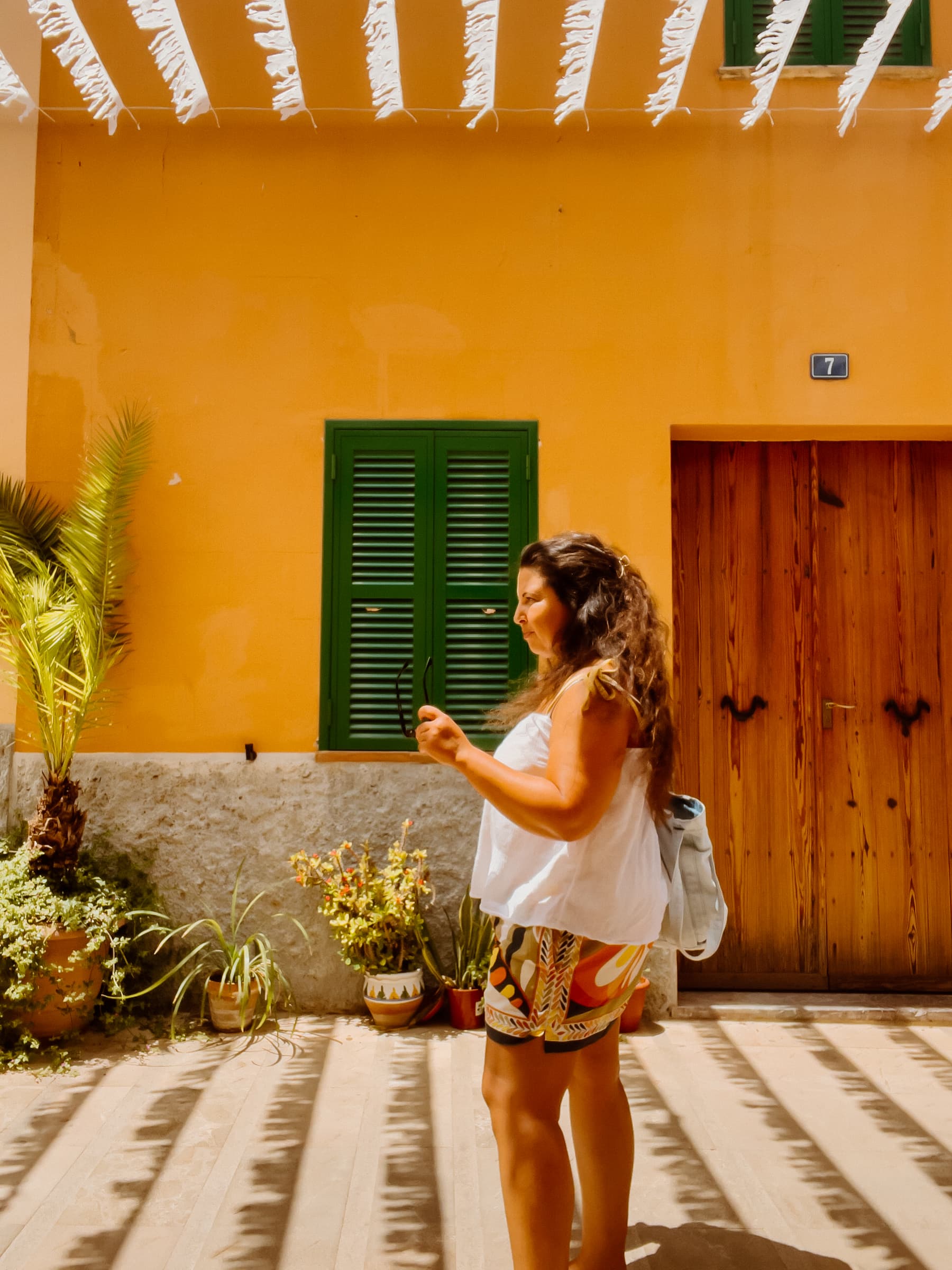 Spaziergang durch die Altstadt von Alcudia Mallorca