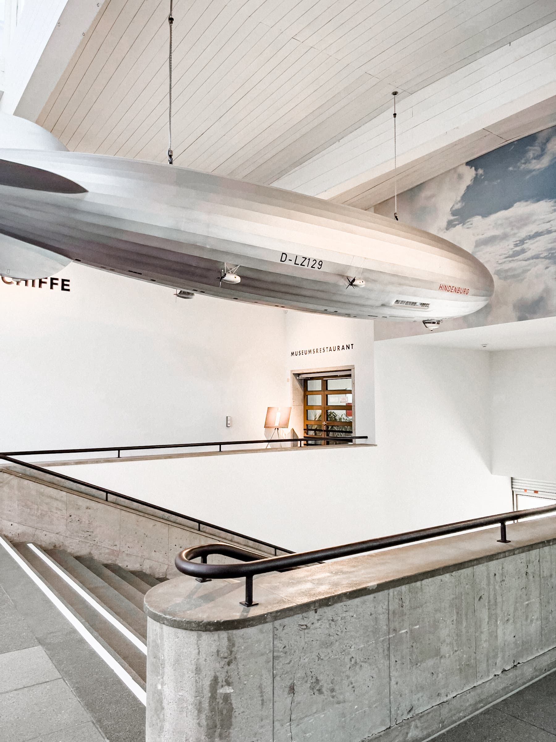 Modell der Hindenburg im Zeppelin-Museum Friedrichshafen