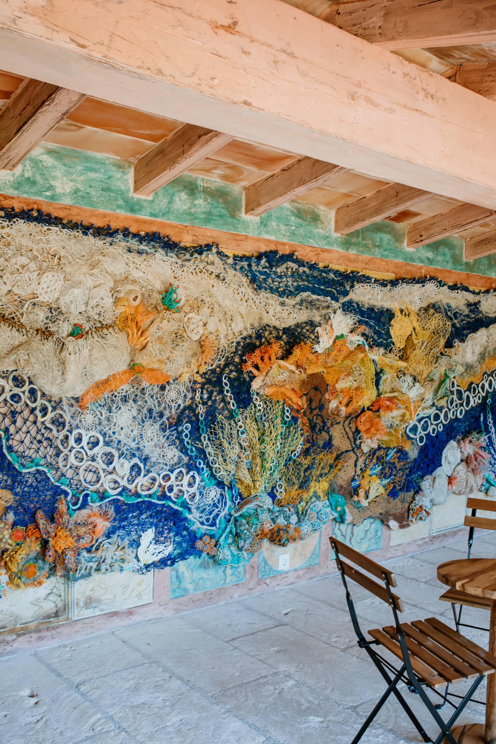 Wandinstallation Museo Sa Bassa Blanca bei Alcudia Mallorca