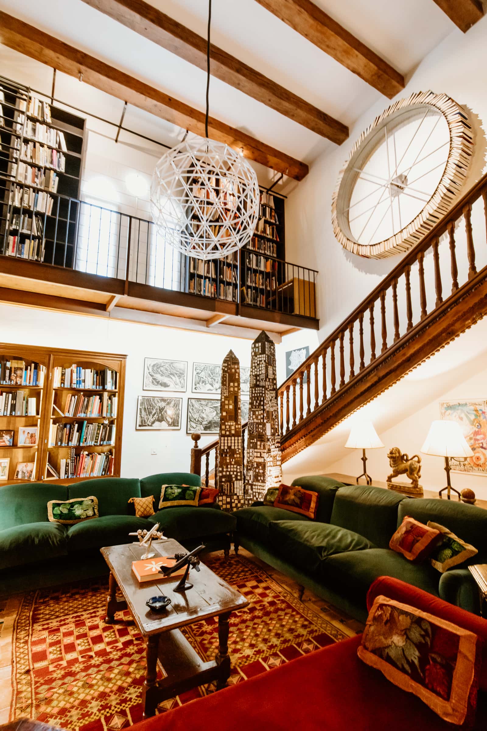 Bibliothek im Museo Sa Bassa Blanca