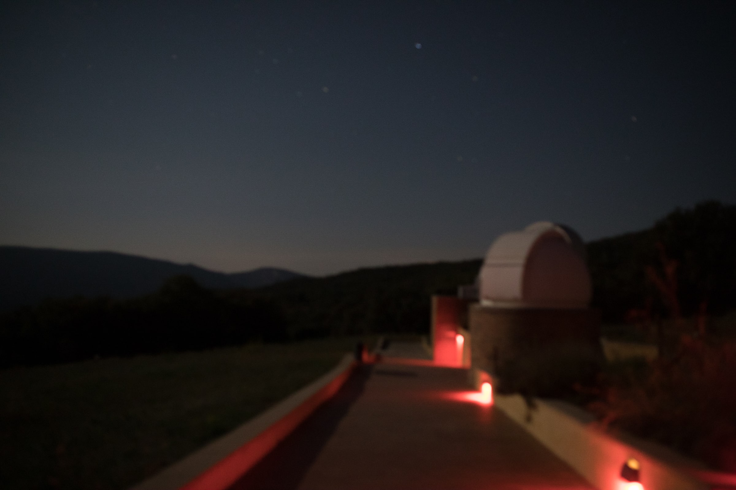 Observatorium in Àger in Katalonien