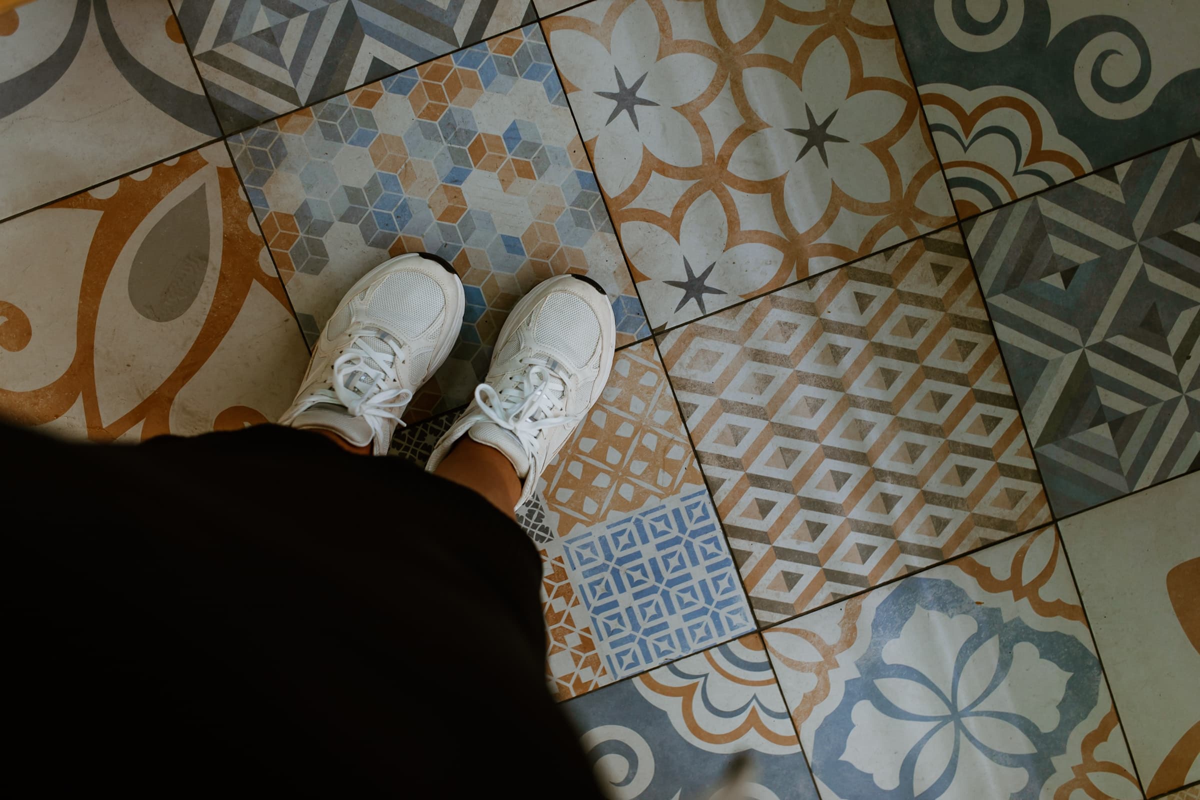 Alte Fliesen im Modernisme Stil