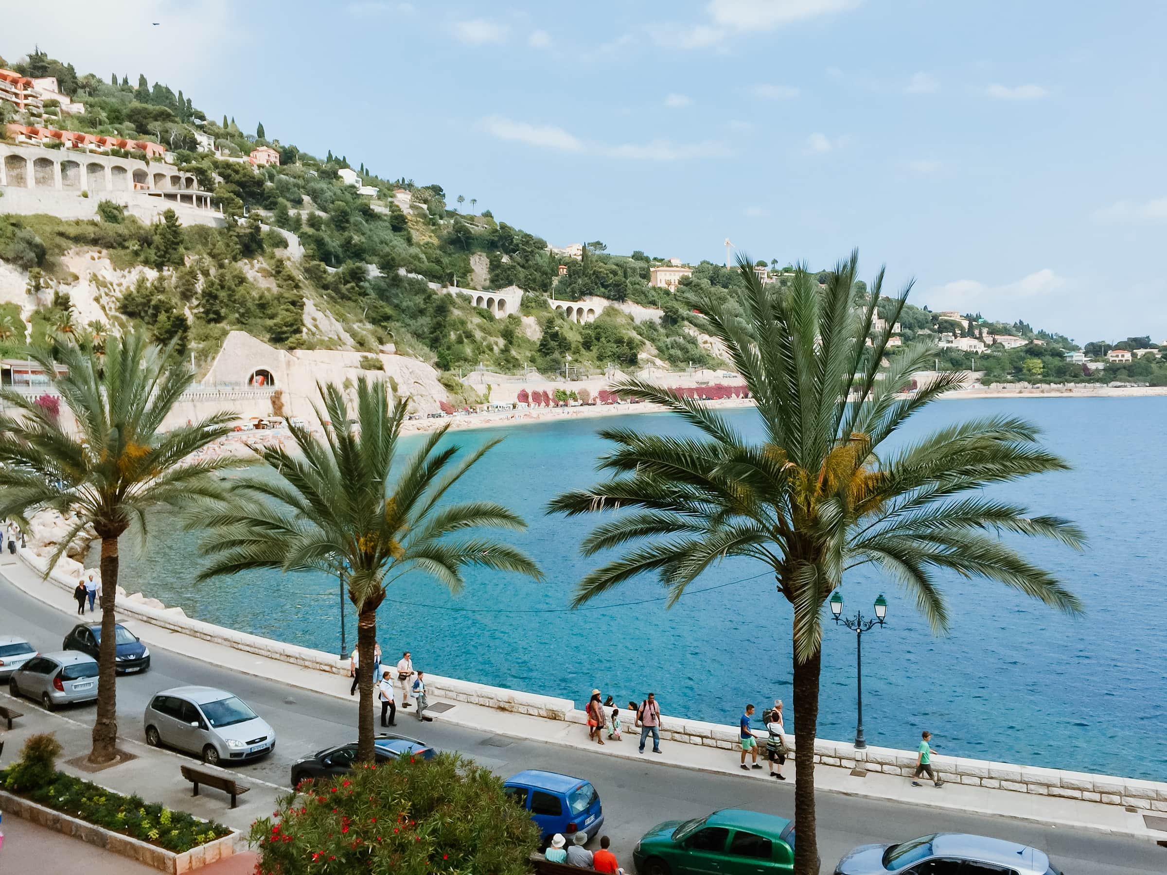 Villefranche sur mer bei Nizza an der Côte d'Azur in Frankreich