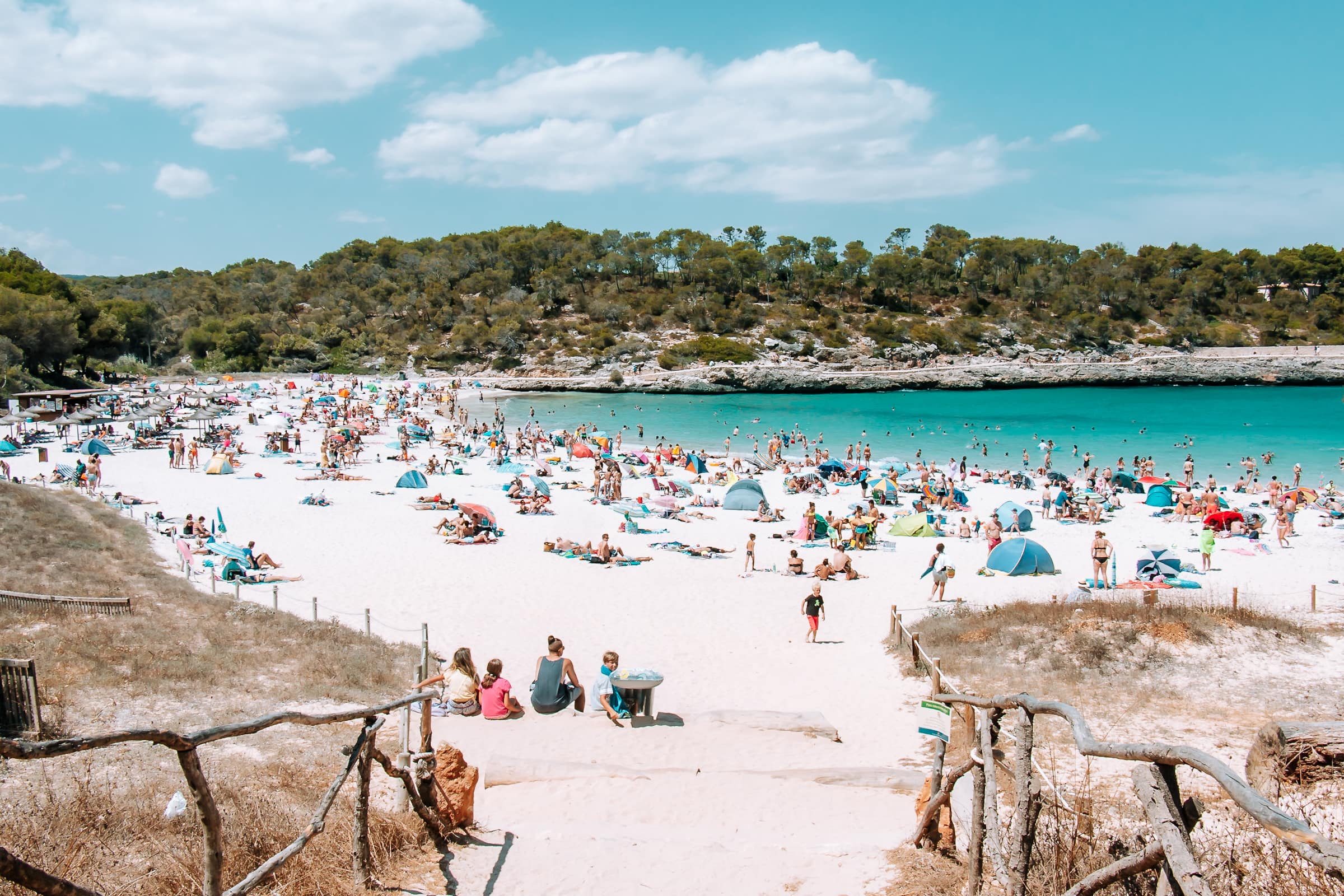 Mallorca Sehenswürdigkeiten Cala Mondragó mit Strand