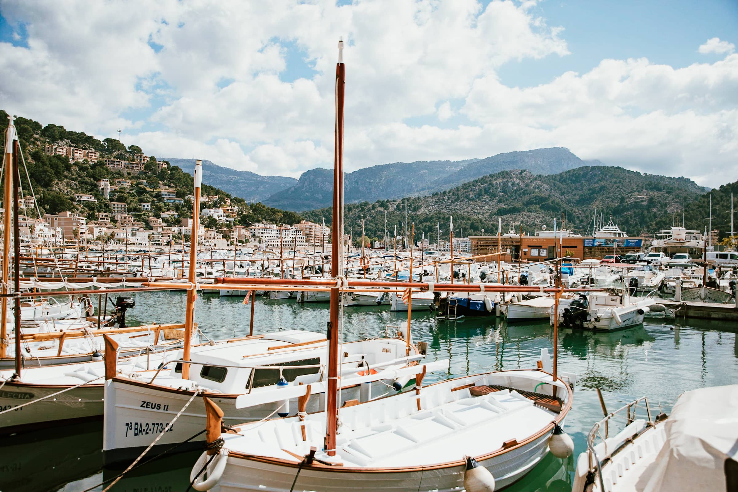 Hafen in Port de Soller Mallorca