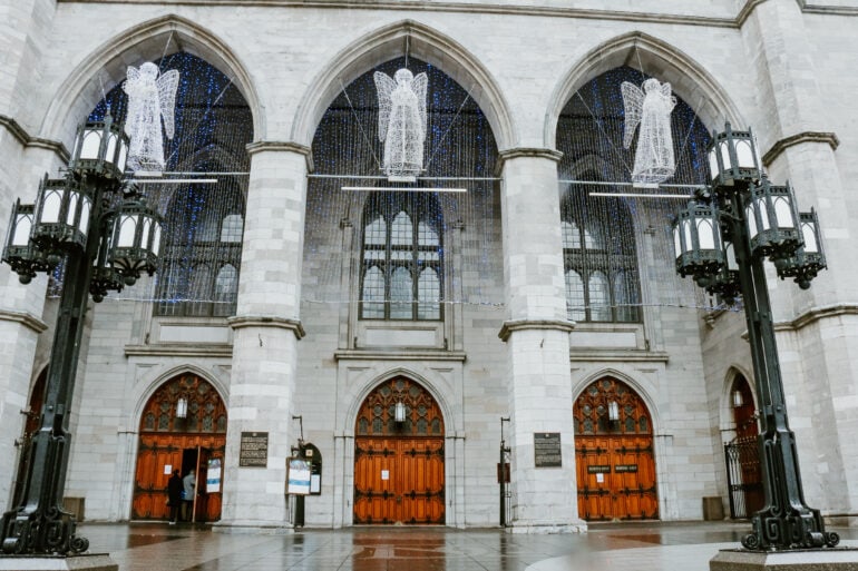 basilica notre dame montreal kanada eingang