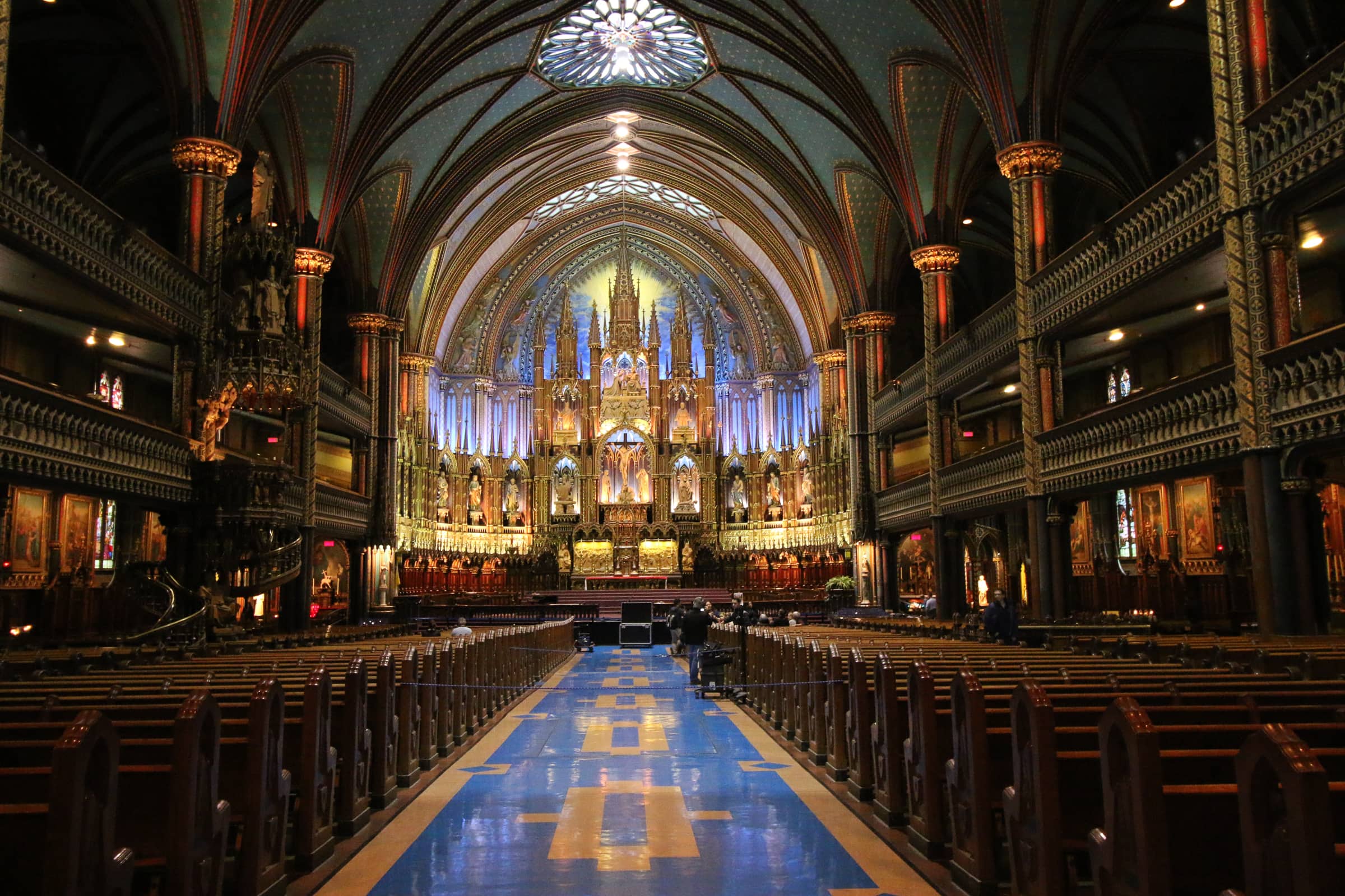 Montreal Sehenswürdigkeiten Basilika Notre Dame