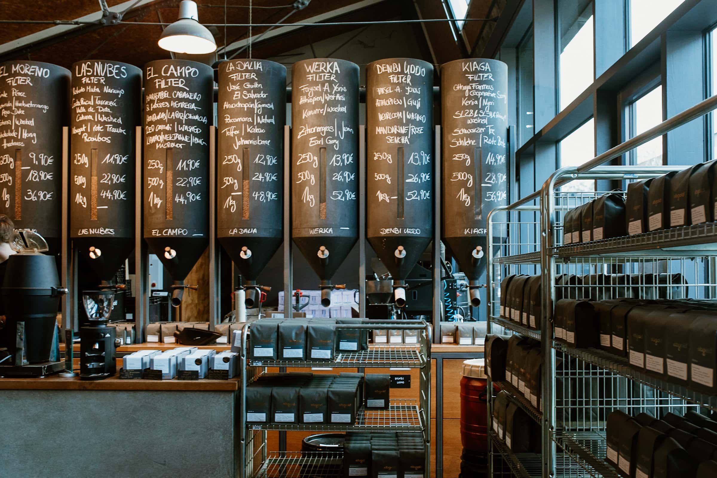 Kaffee Rösterei im Schanzenviertel in Hamburg