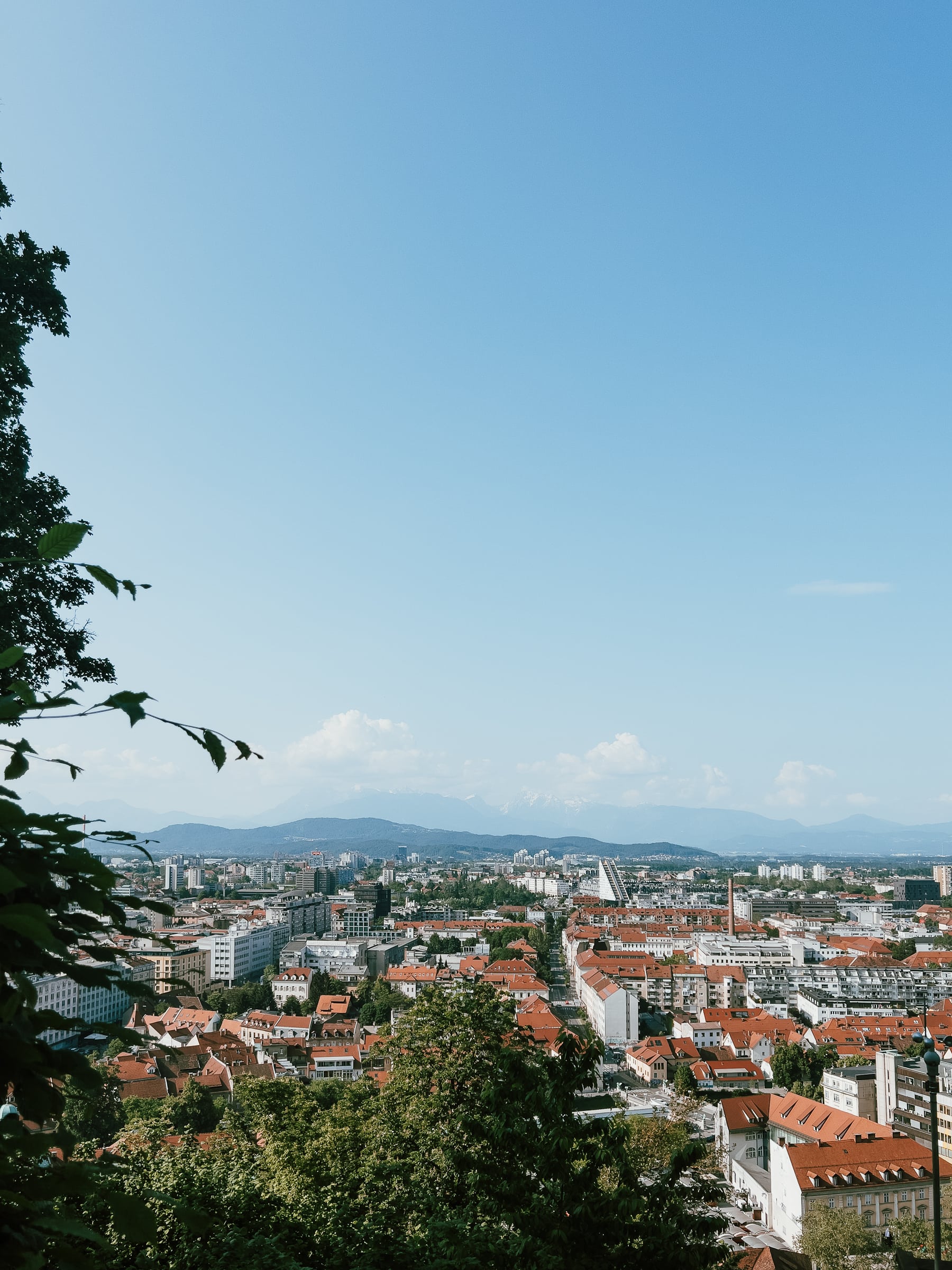 Ljubljana Sehenswürdigkeiten Aussicht Burg von Ljubljana