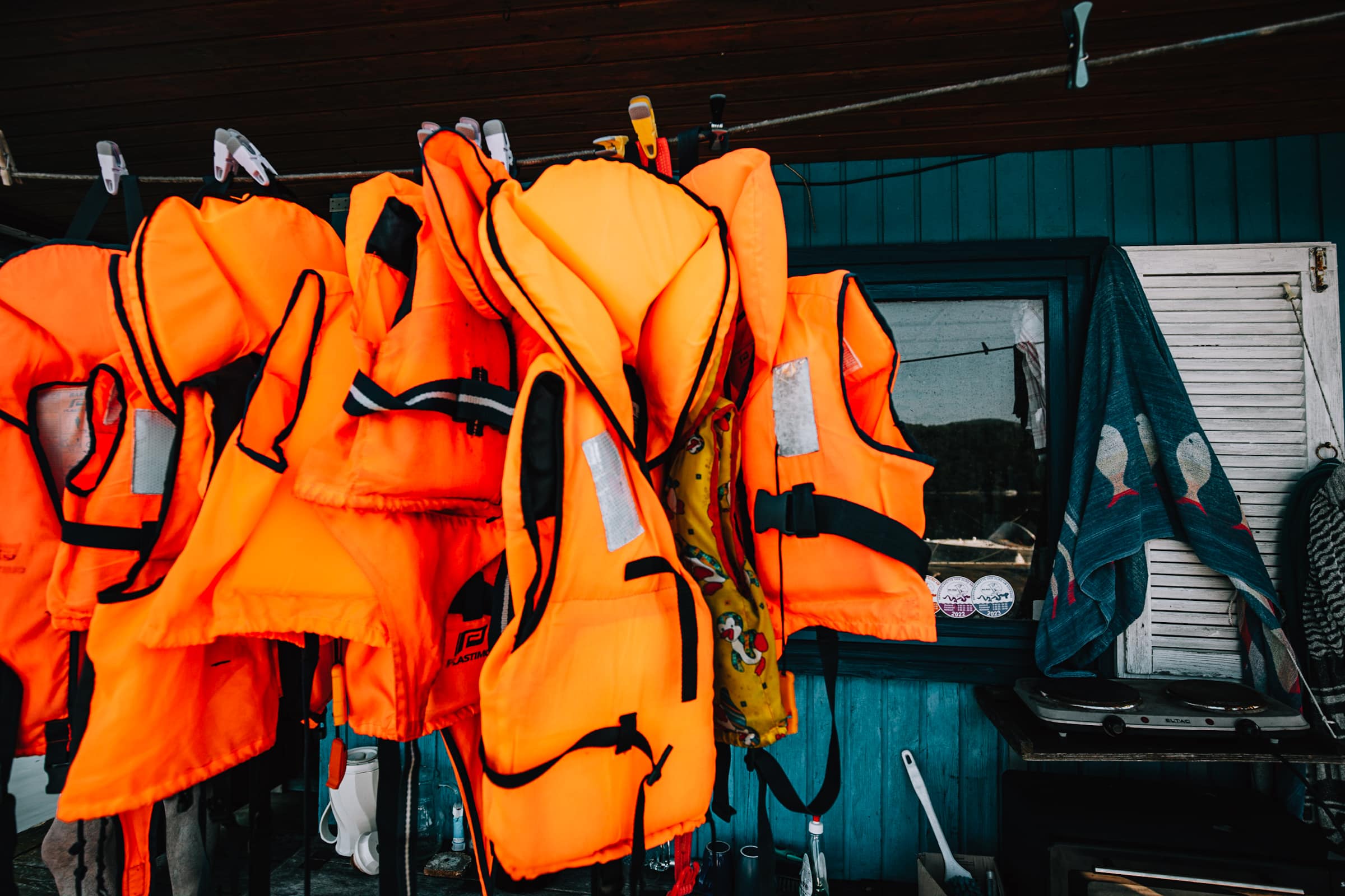 Schwimmwesten zum Bootfahren auf dem Edersee