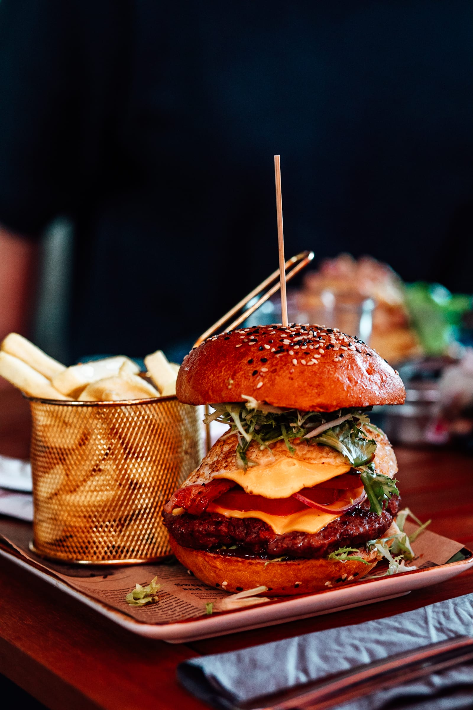 Burger im Restaurant Mun am Edersee