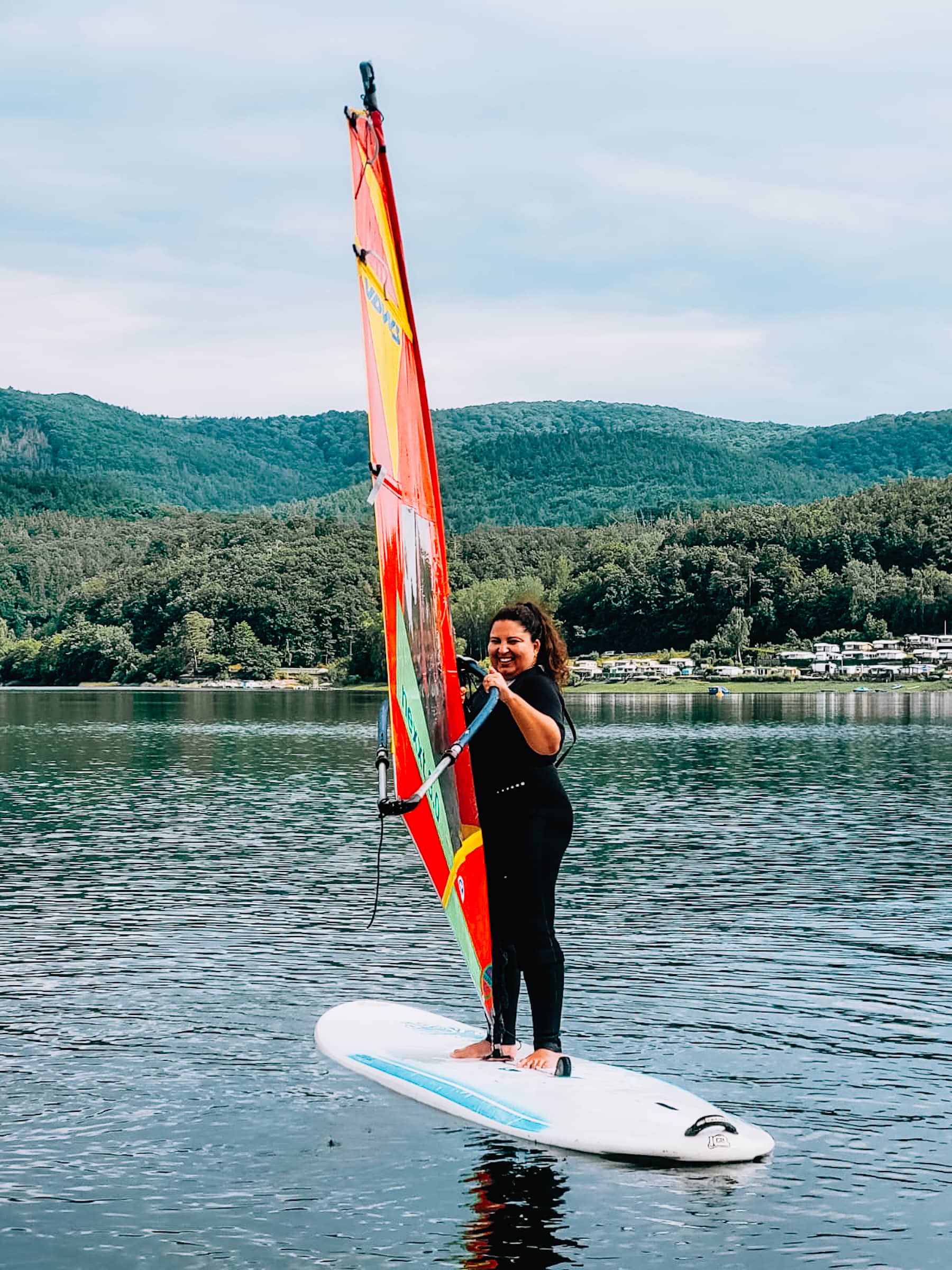 Windsurfen auf dem Edersee