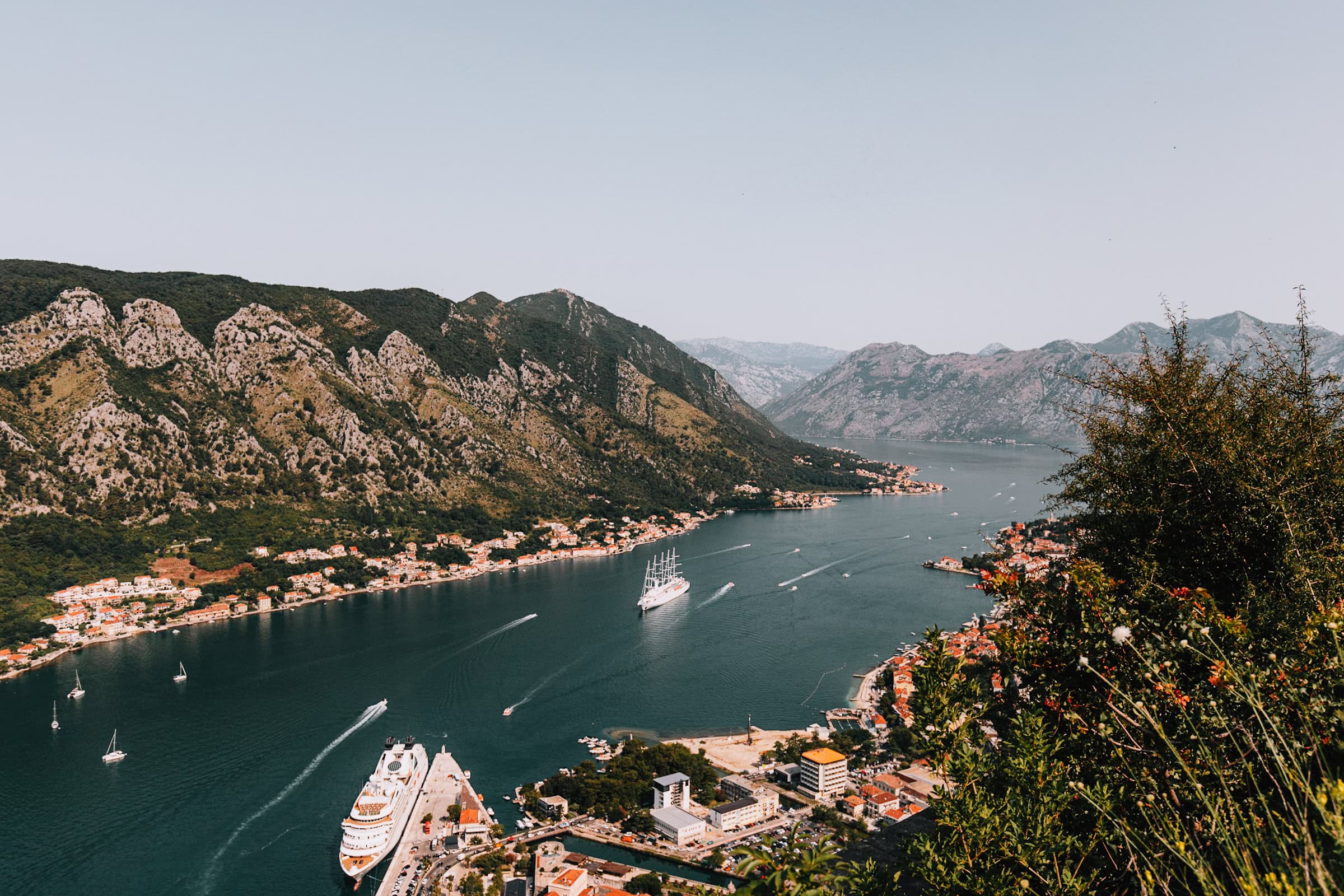 Bucht von Kotor Aussicht