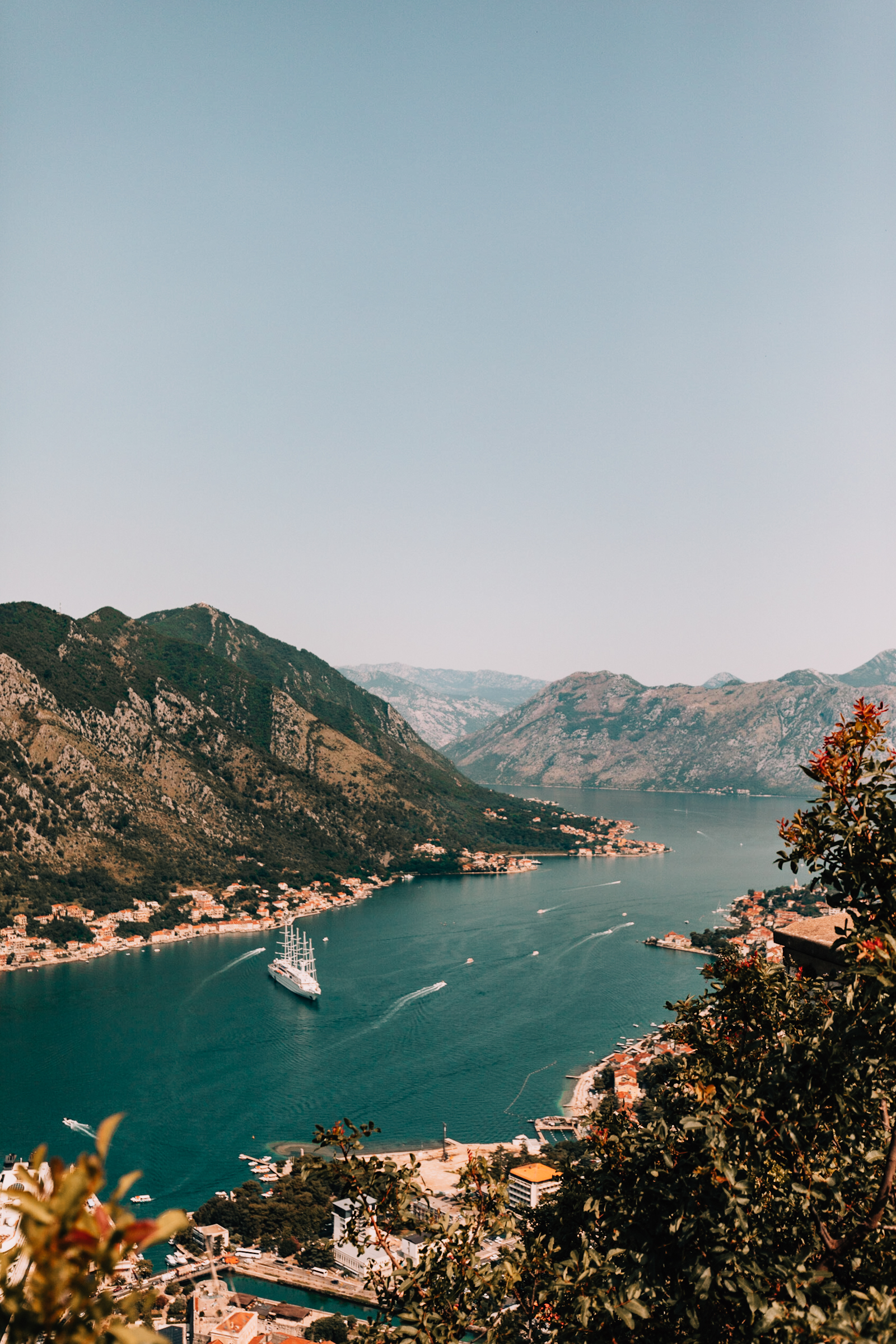 Aussicht auf die Bucht von Kotor