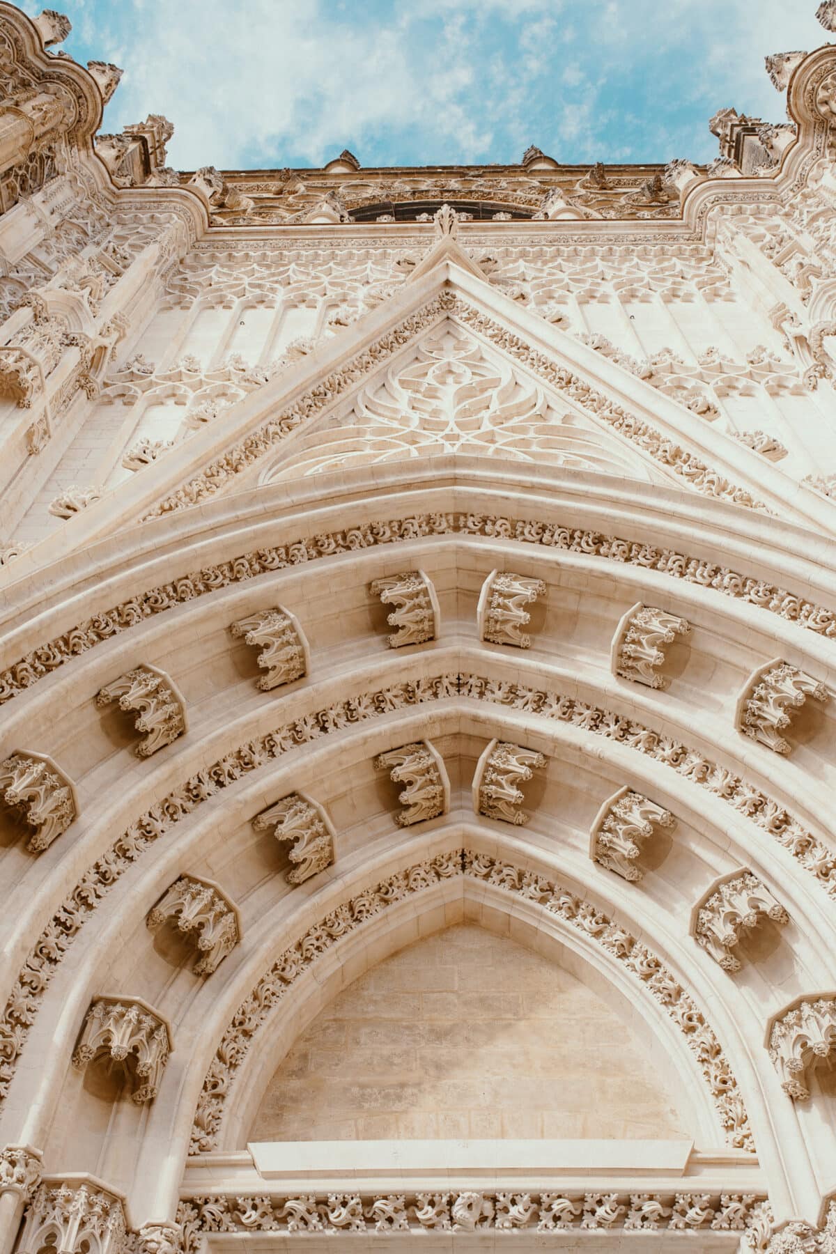 Gotische Kathedrale Fassade_Detail