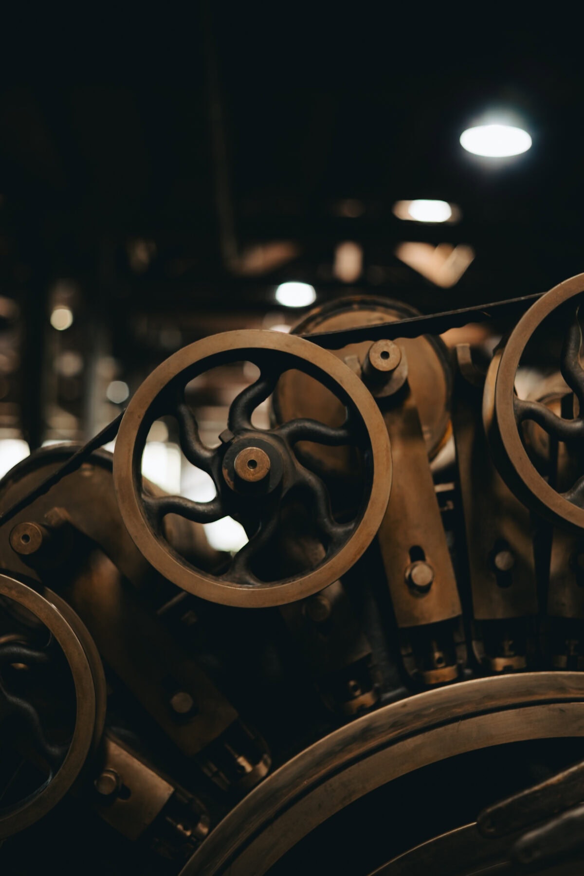 Altes Zahnrad in einer Fabrik